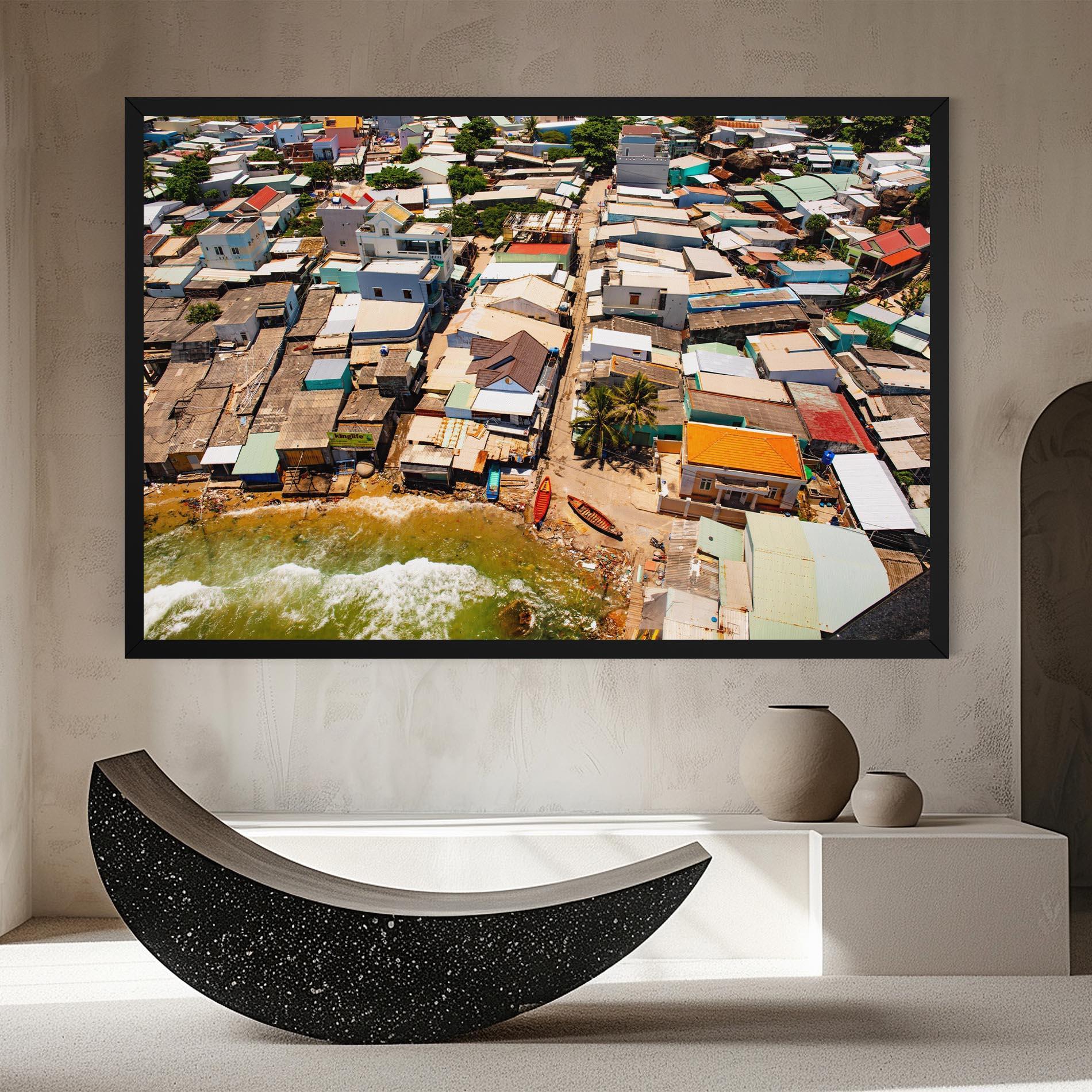 Tablou Canvas Vietnam Slums mockup 8