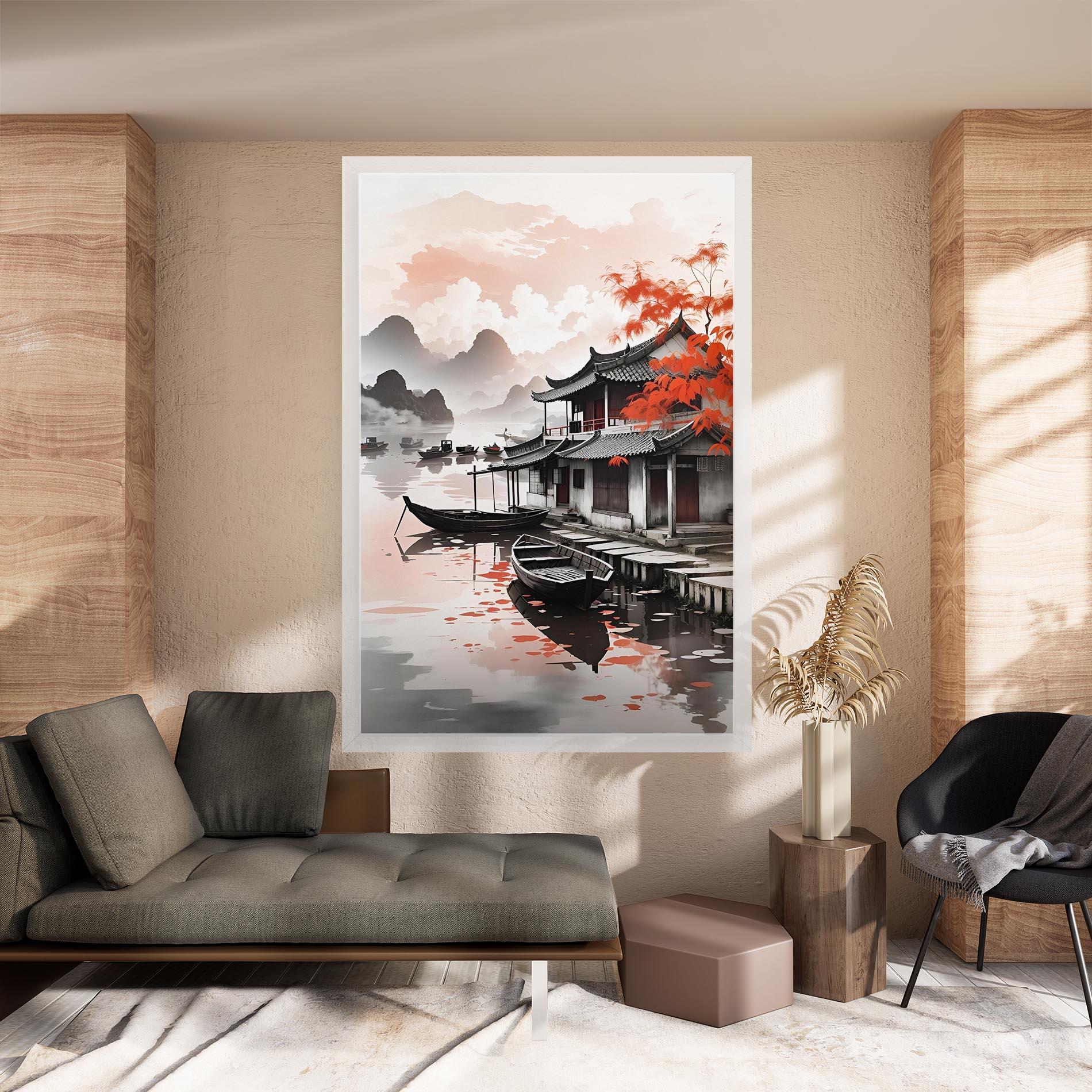 Tablou Canvas Architecture Reflections mockup 8