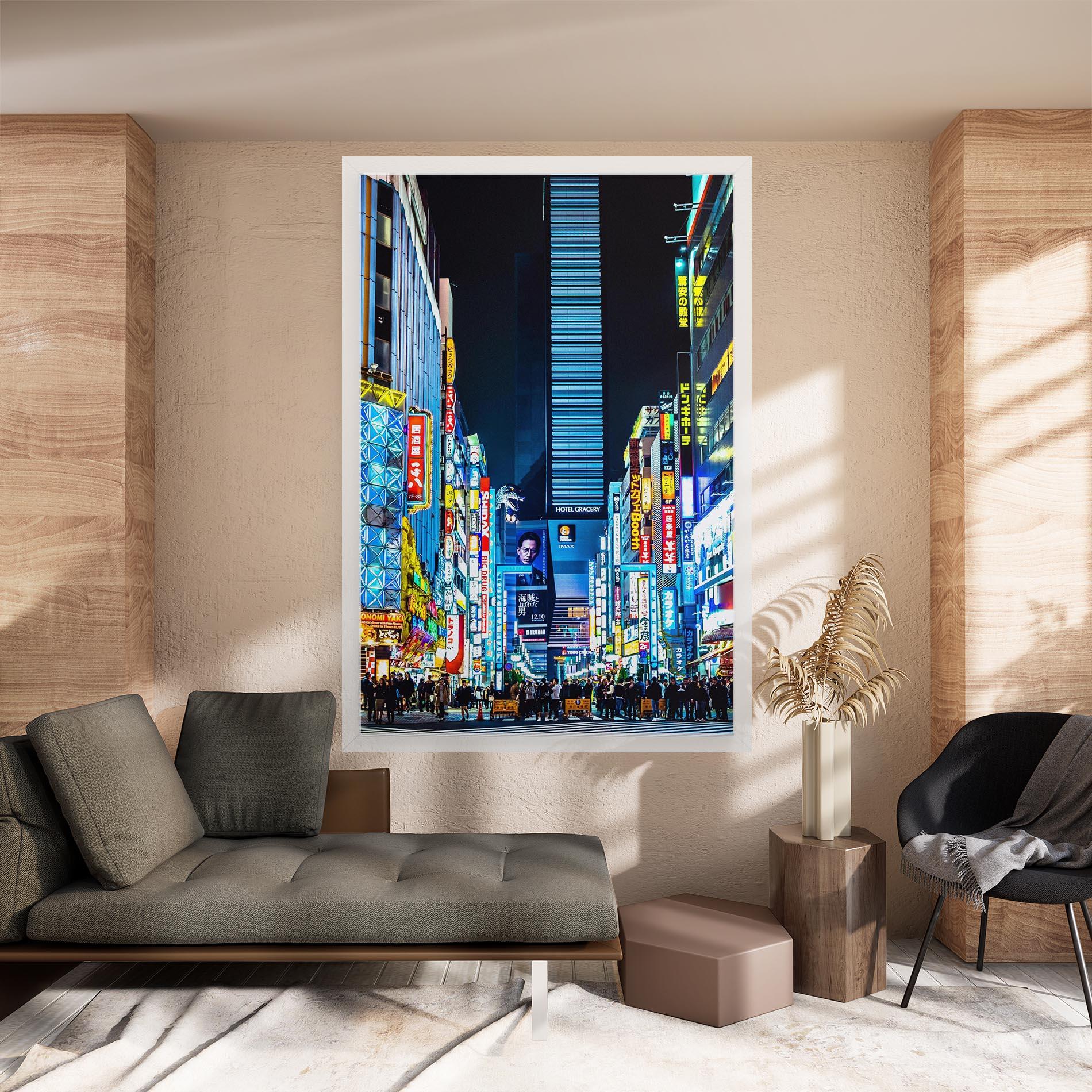 Tablou Canvas Colorful City Lights mockup 8