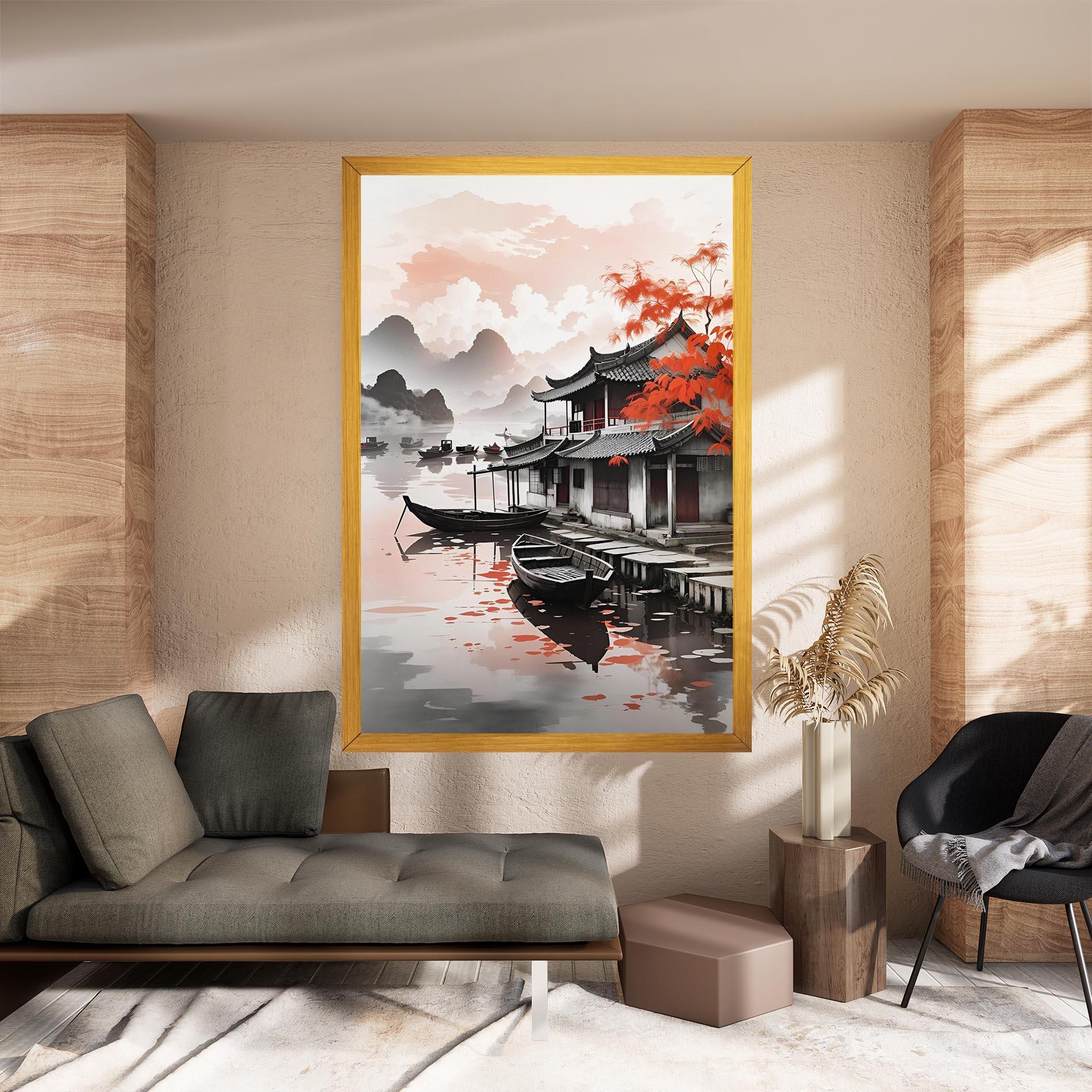 Tablou Canvas Architecture Reflections mockup 8