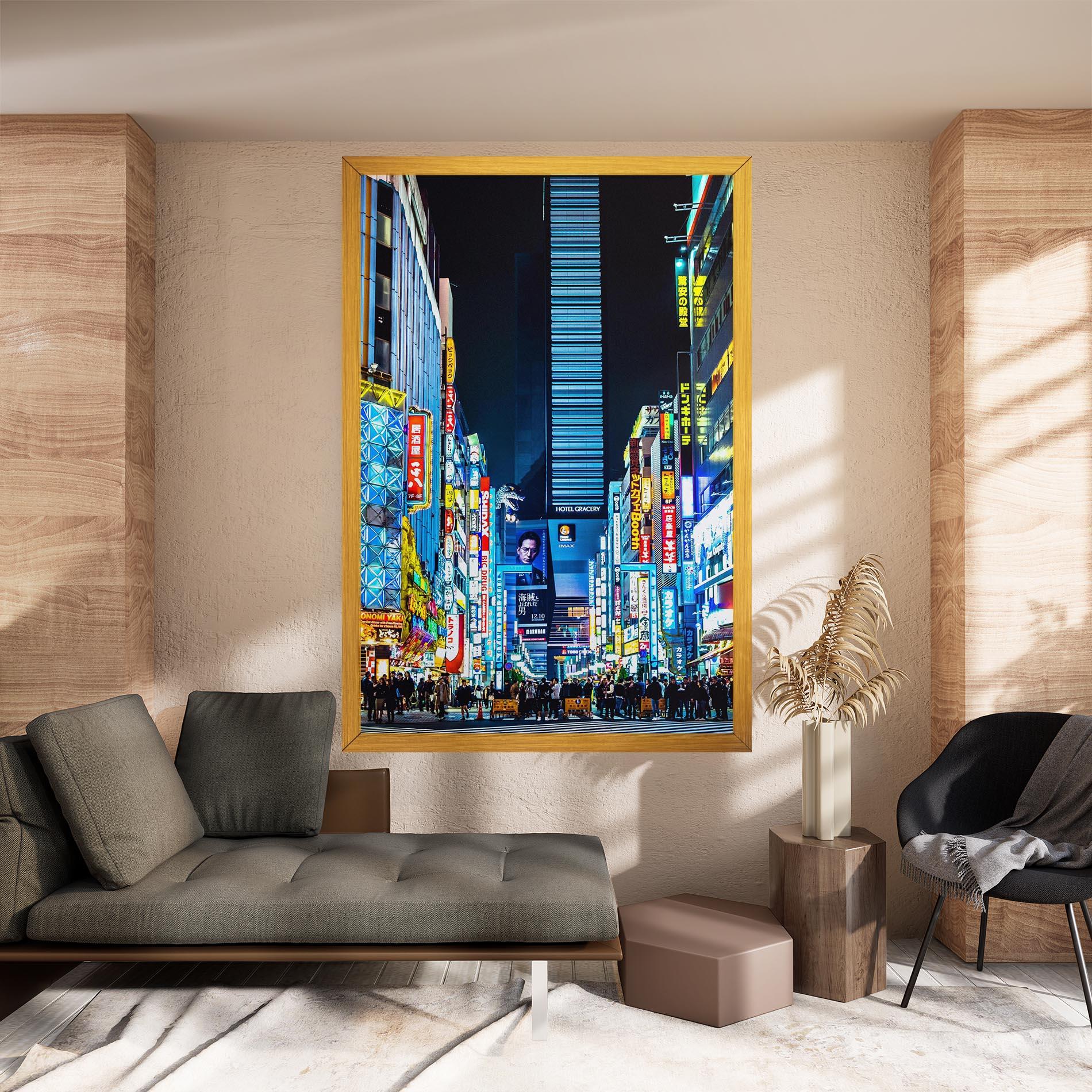 Tablou Canvas Colorful City Lights mockup 8