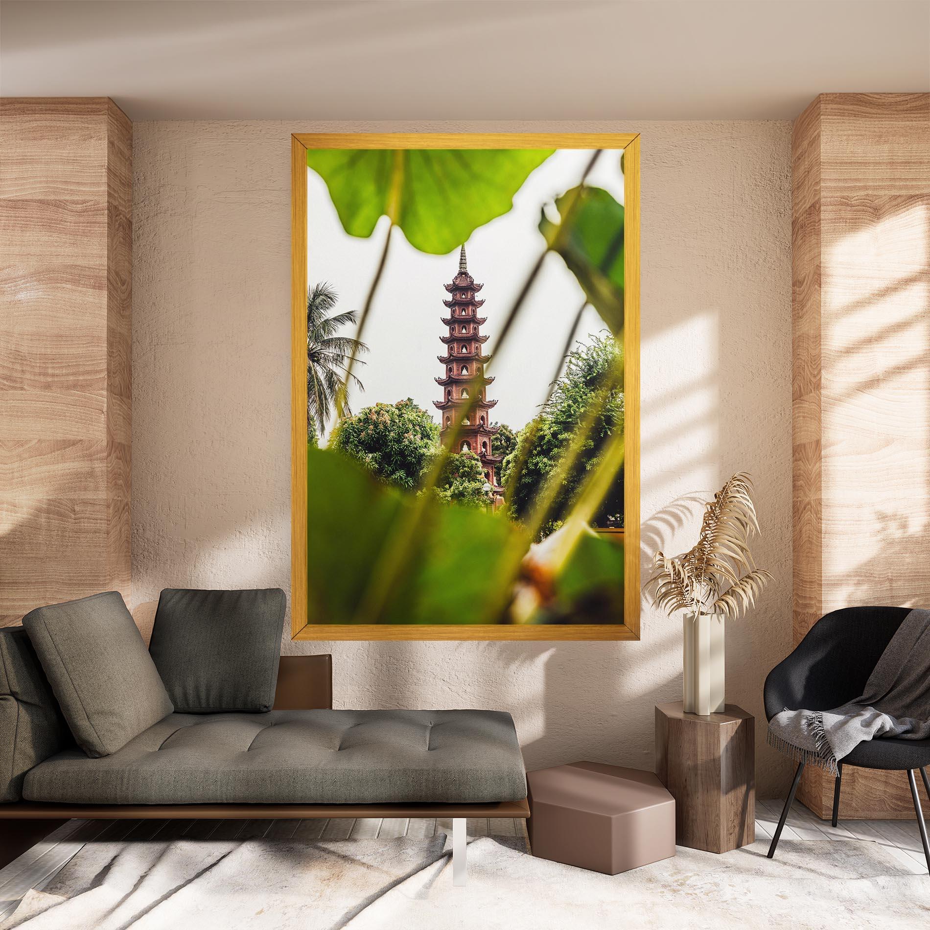 Tablou Canvas Tran Quoc Pagoda mockup 8