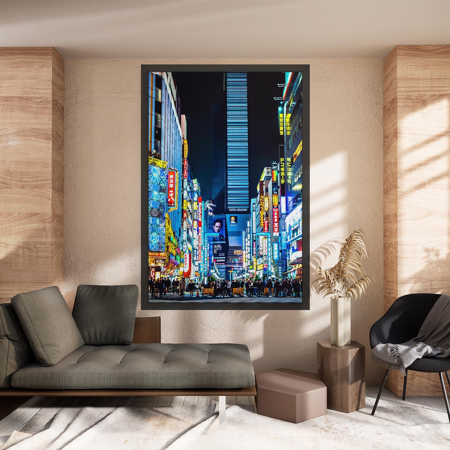 Tablou Canvas Colorful City Lights mockup 8