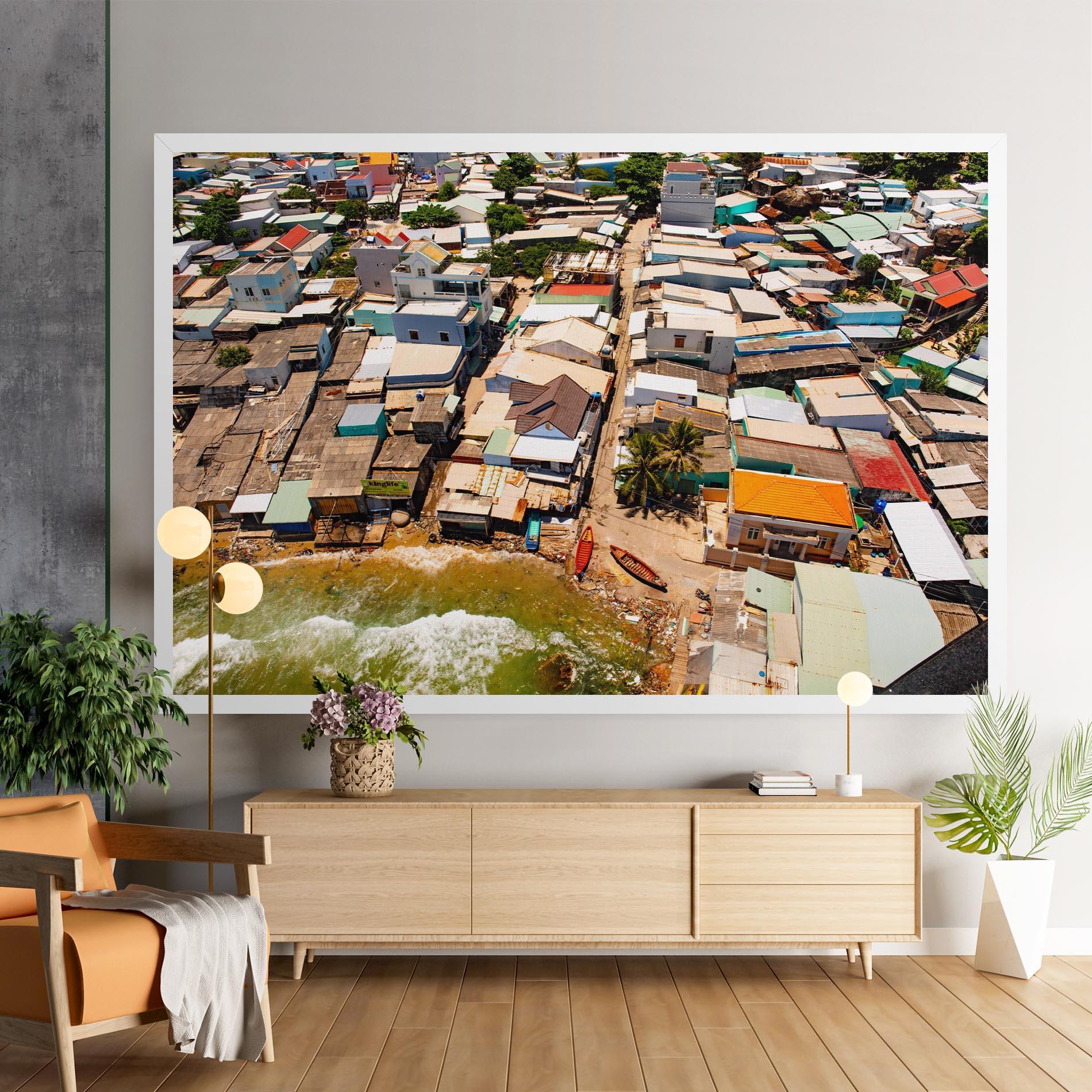 Tablou Canvas Vietnam Slums mockup 9