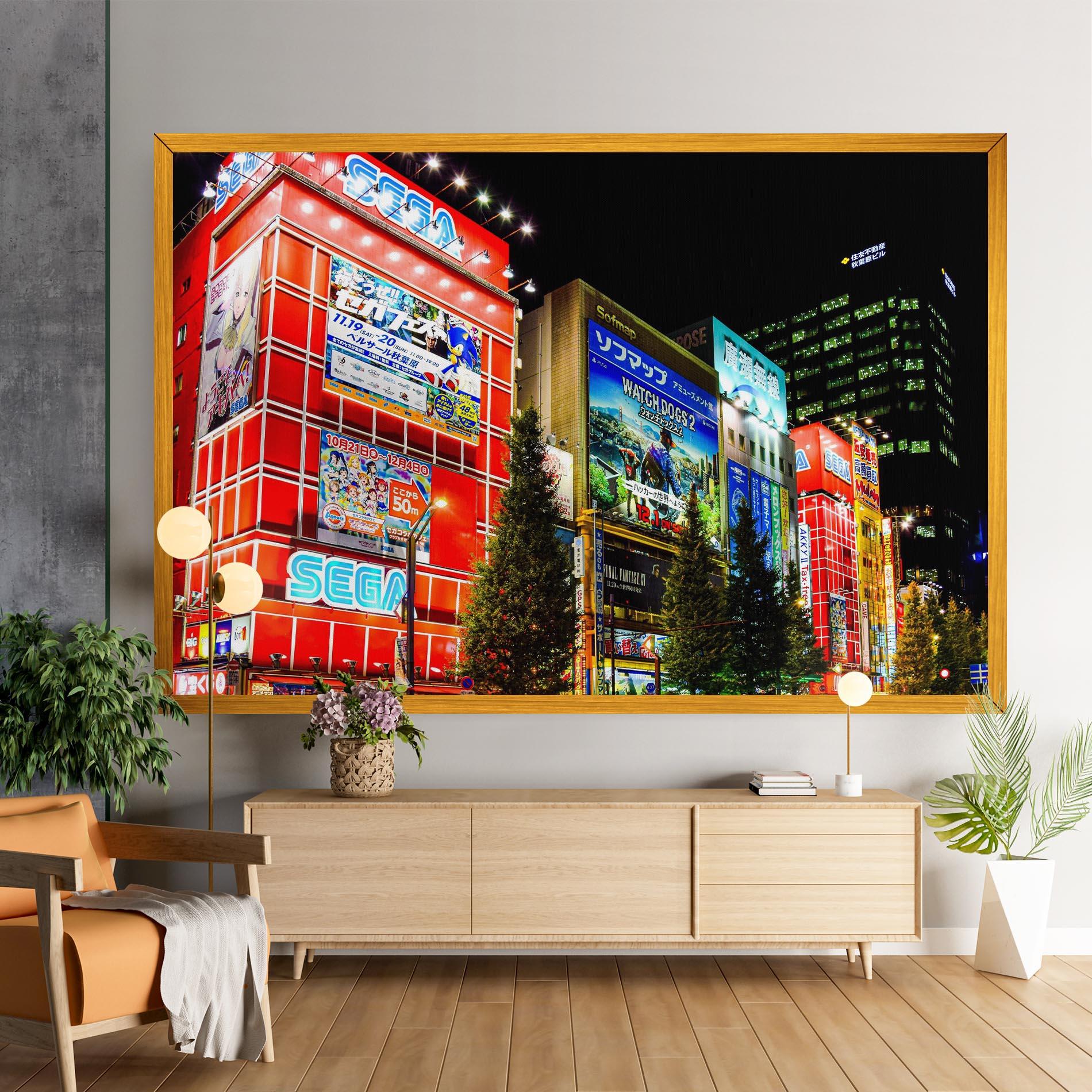 Tablou Canvas Akihabara Night mockup 9