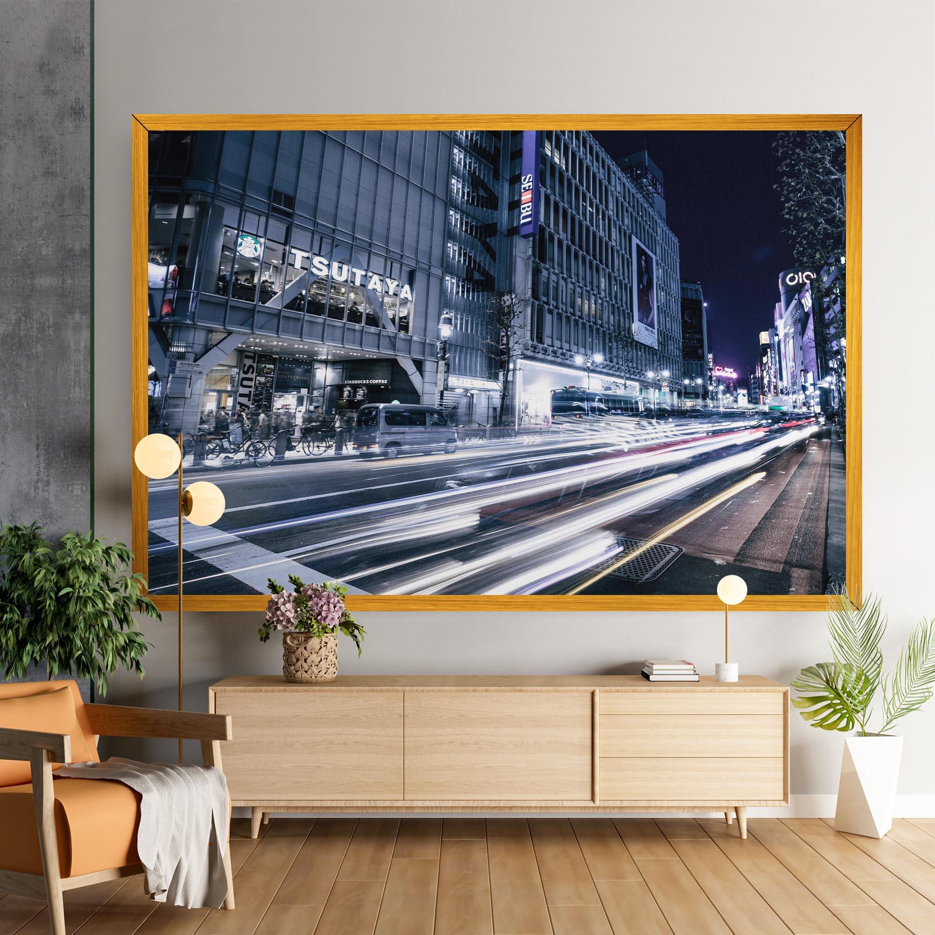 Tablou Canvas Road Traffic mockup 9