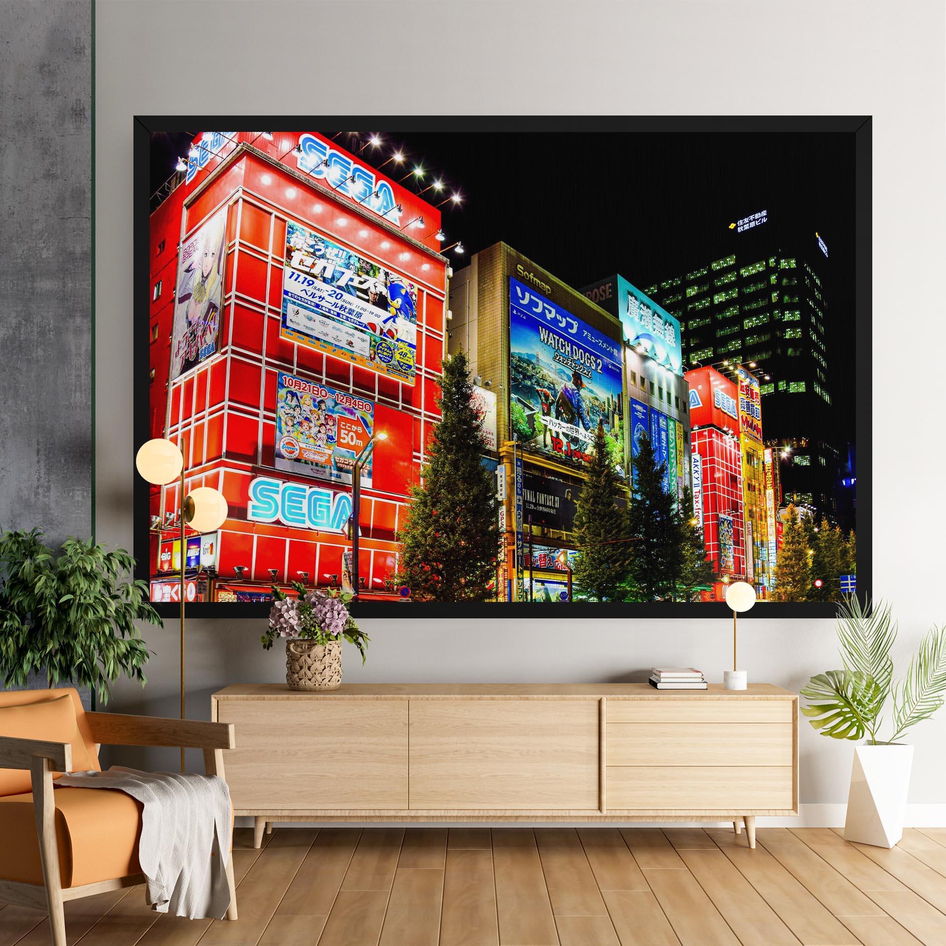 Tablou Canvas Akihabara Night mockup 9