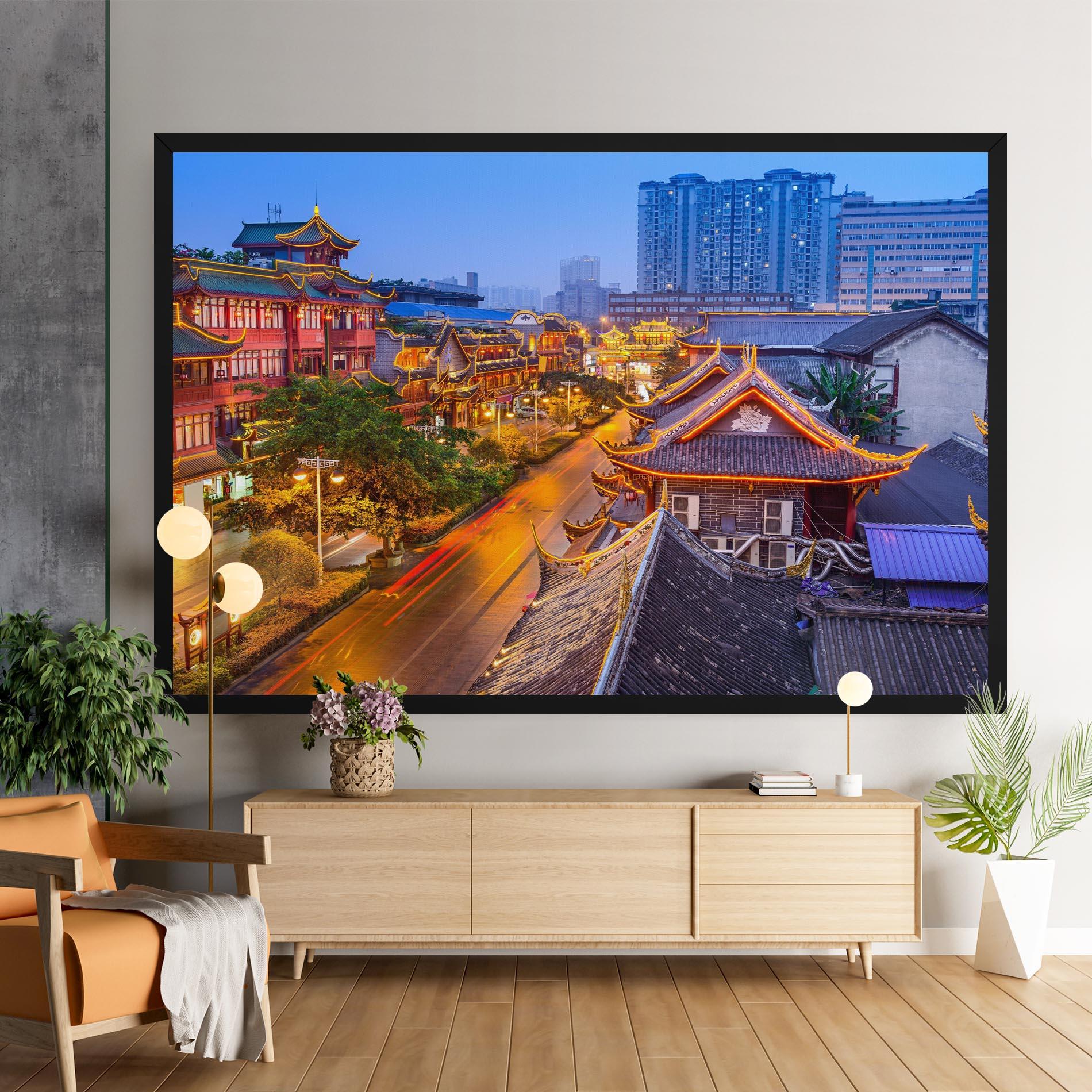 Tablou Canvas Chengdu China mockup 9