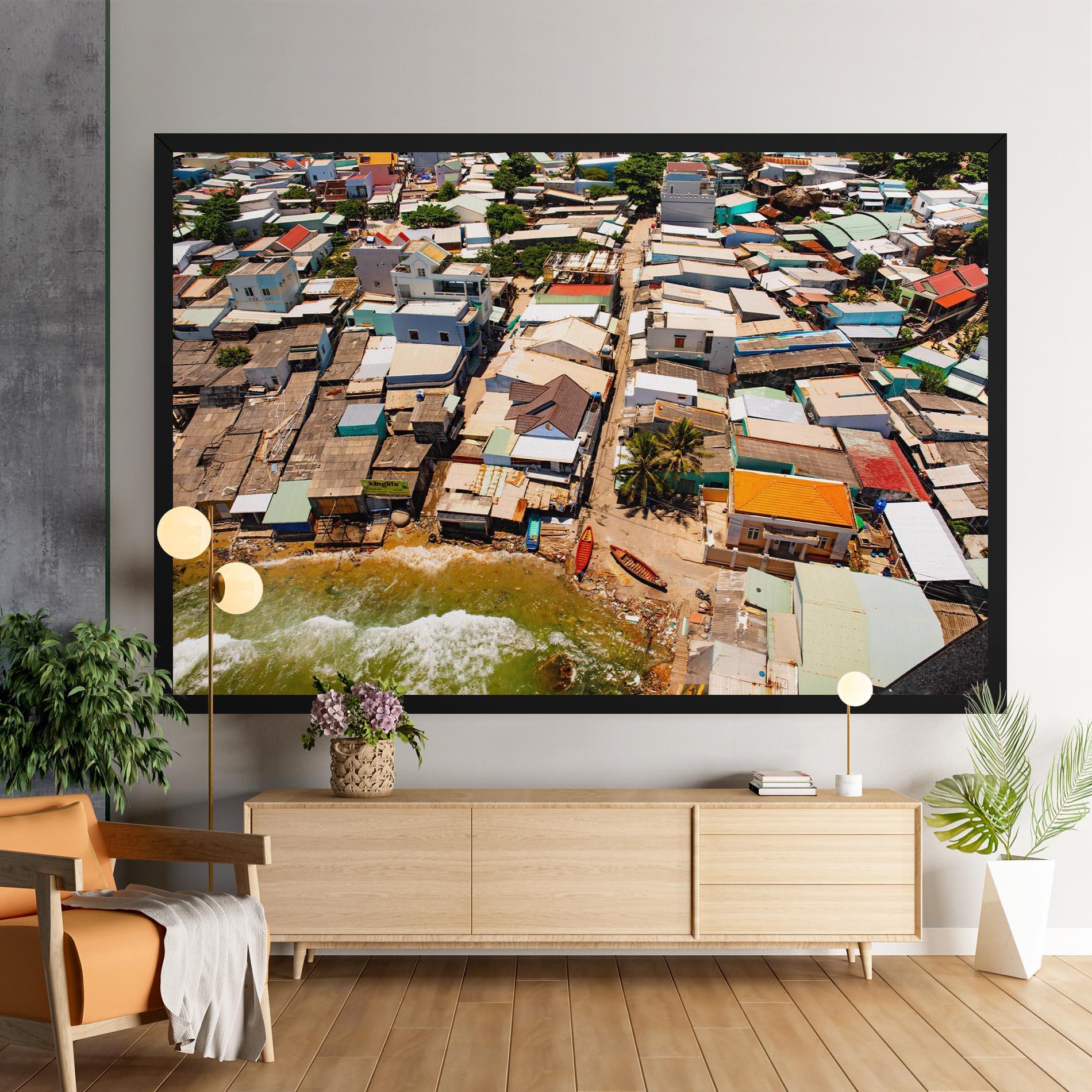 Tablou Canvas Vietnam Slums mockup 9
