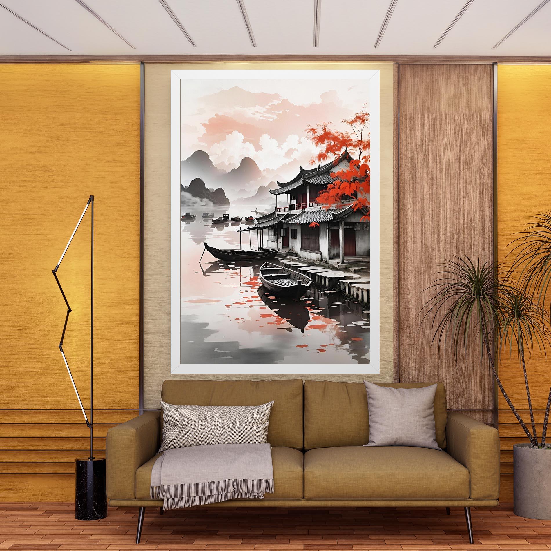 Tablou Canvas Architecture Reflections mockup 9