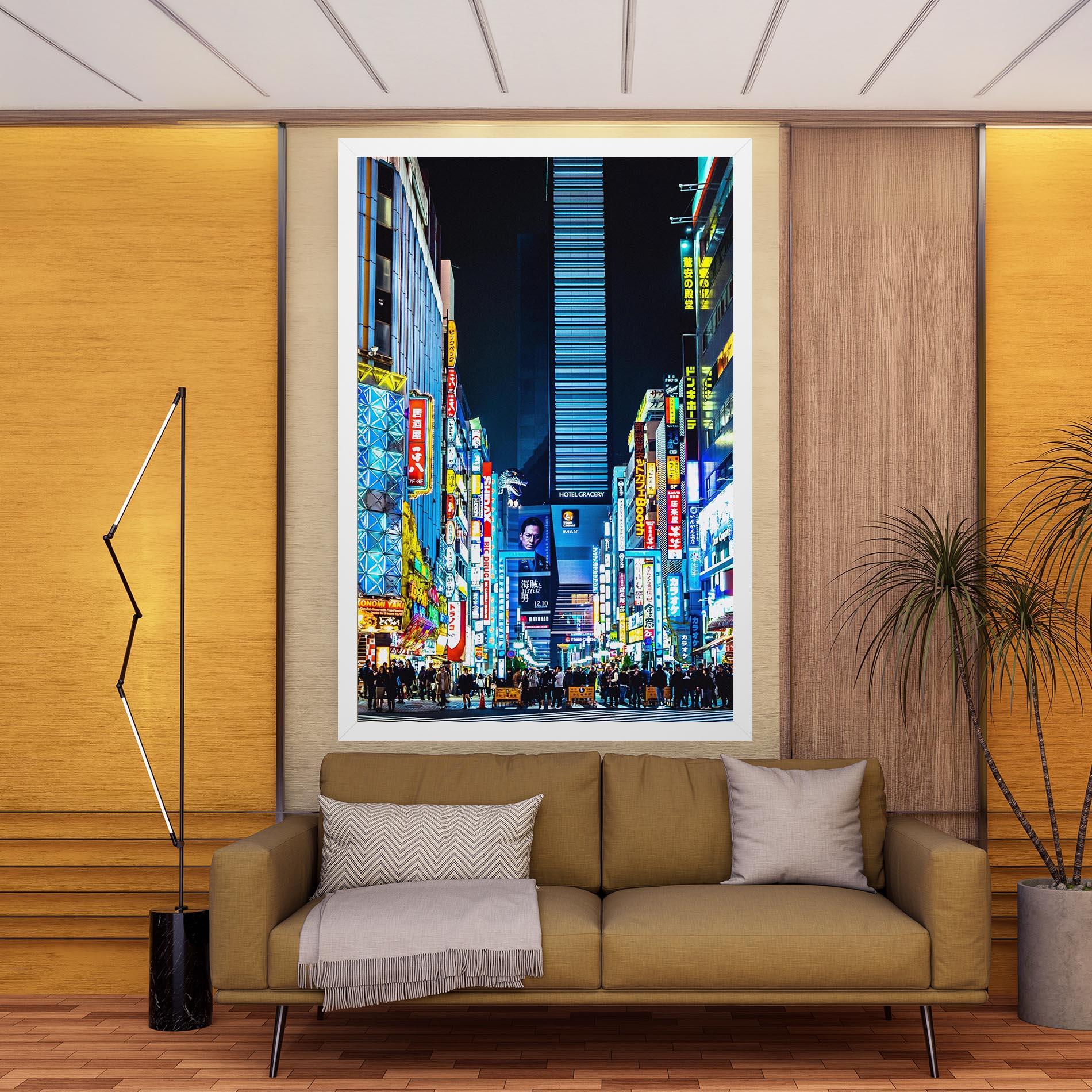 Tablou Canvas Colorful City Lights mockup 9