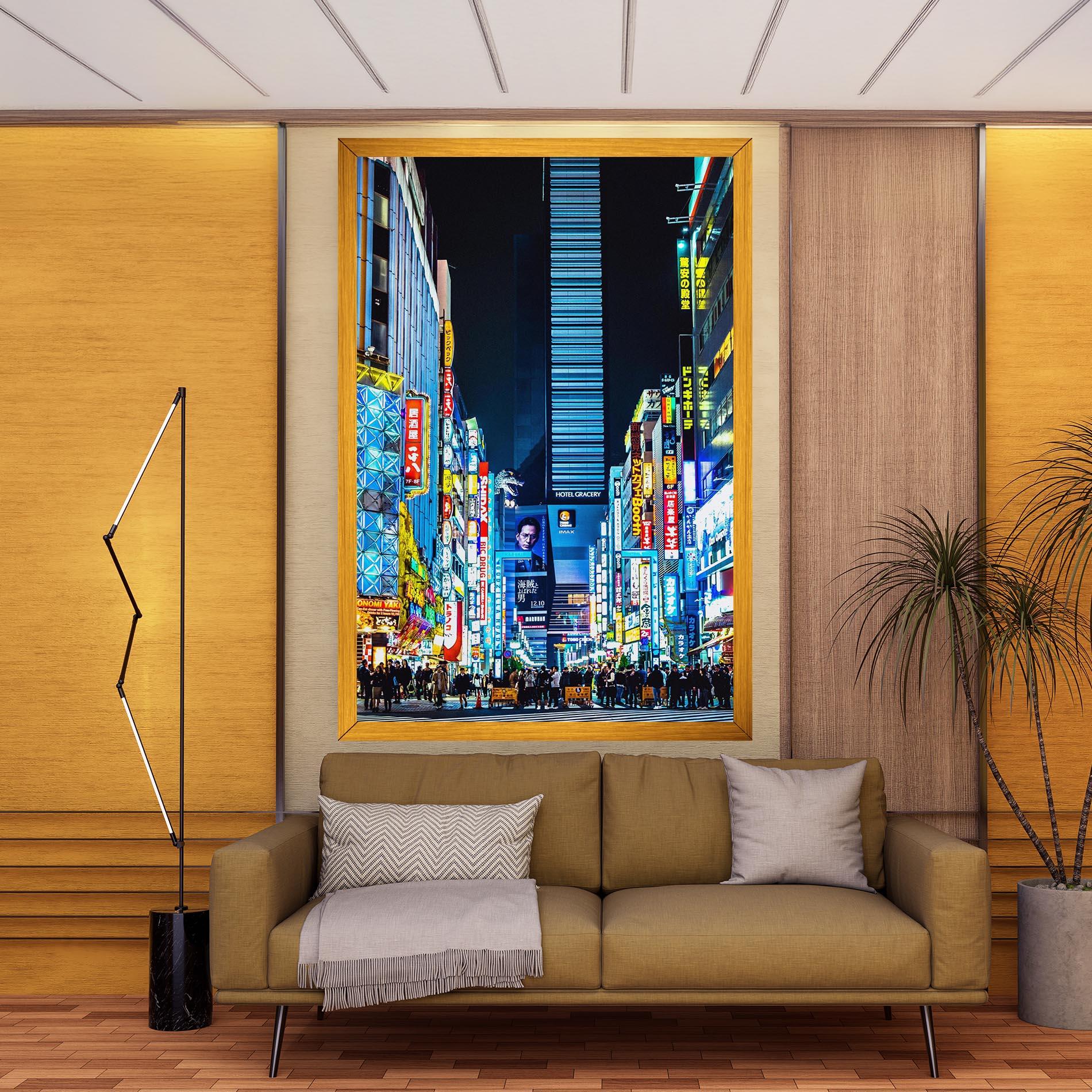 Tablou Canvas Colorful City Lights mockup 9