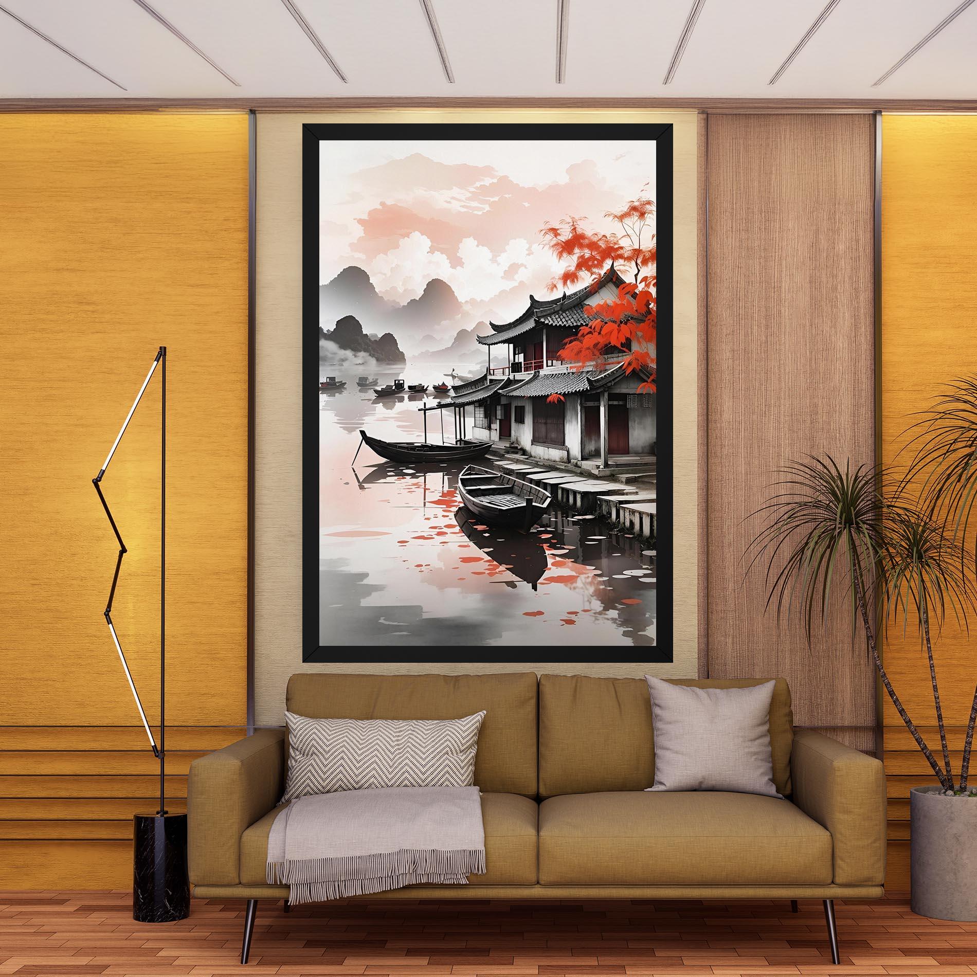 Tablou Canvas Architecture Reflections mockup 9