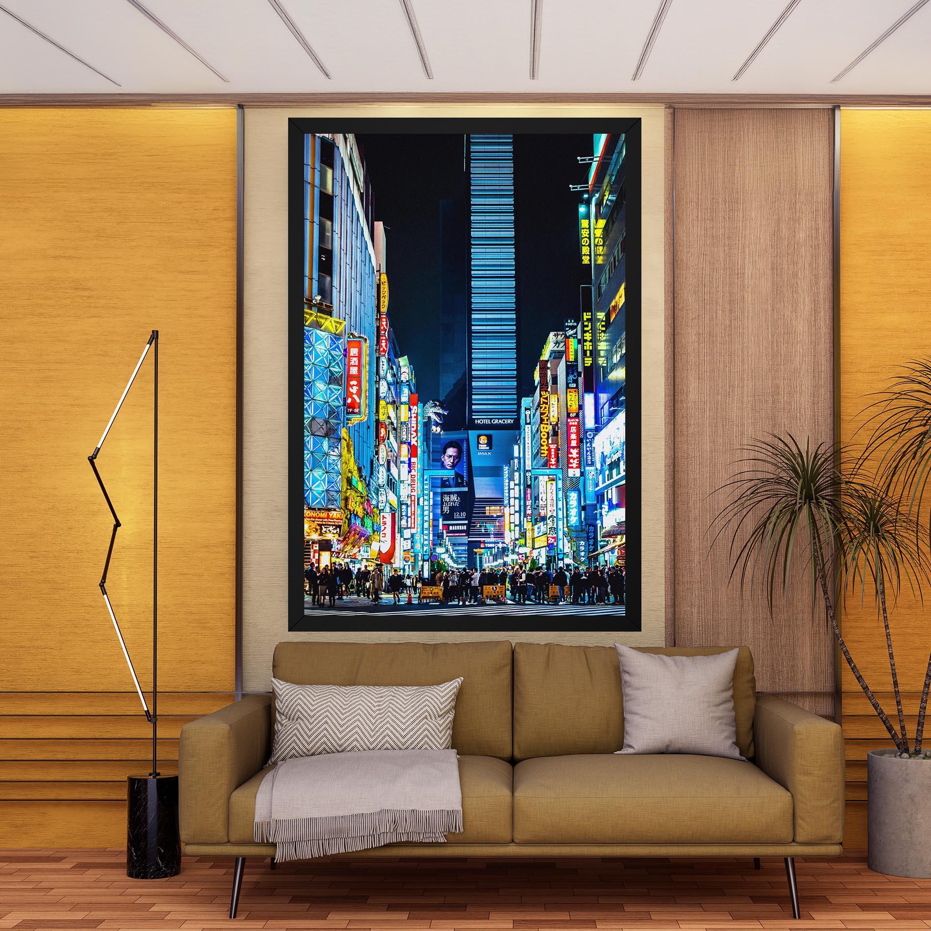 Tablou Canvas Colorful City Lights mockup 9