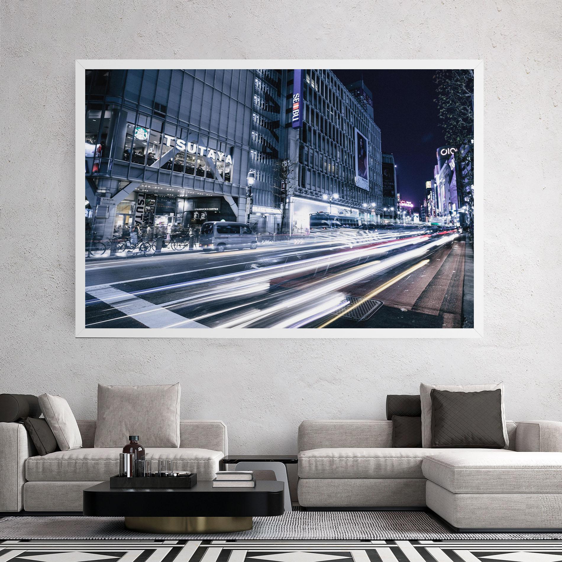 Tablou Canvas Road Traffic mockup 2