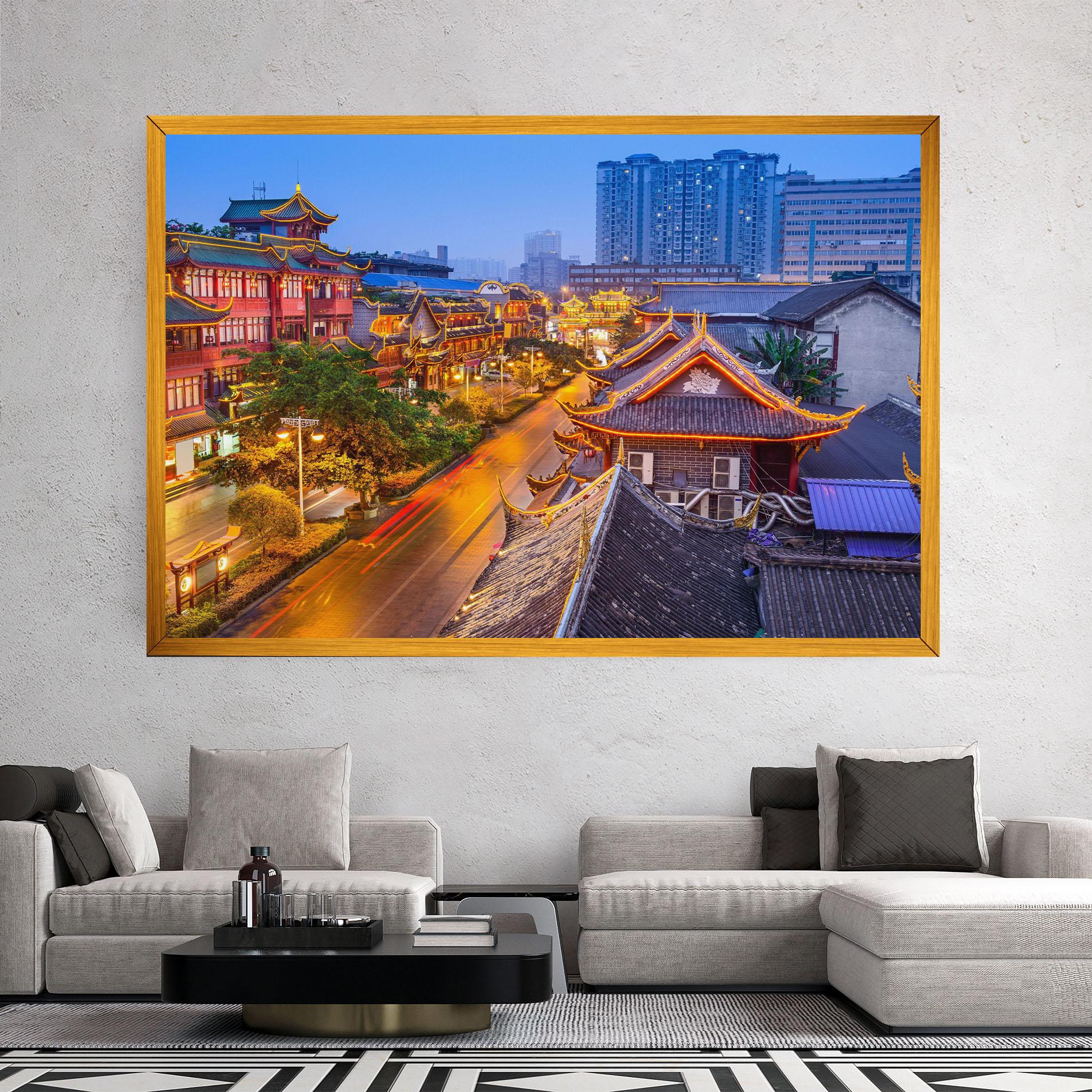 Tablou Canvas Chengdu China mockup 2