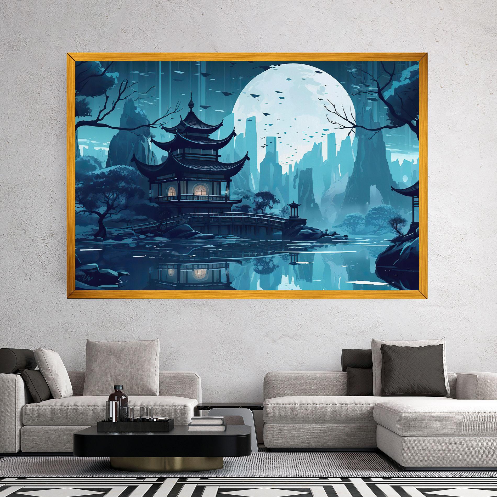 Tablou Canvas Chinese Cartoon mockup 2