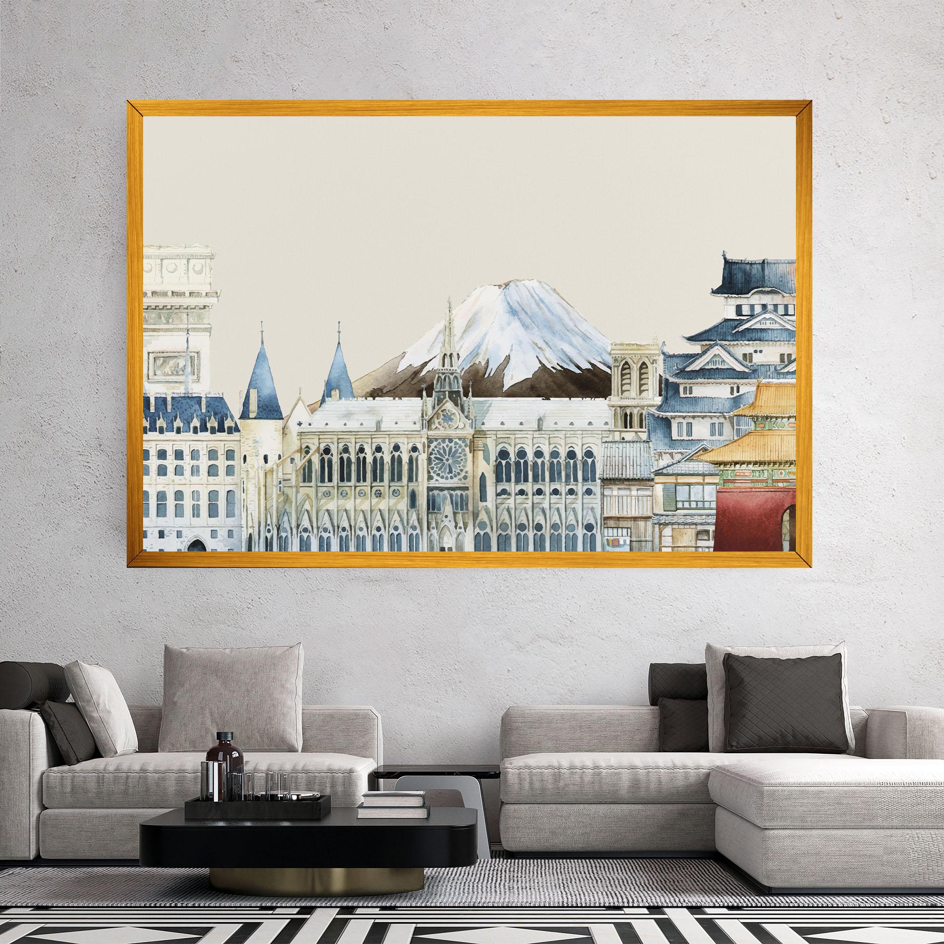 Tablou Canvas City Mix mockup 2