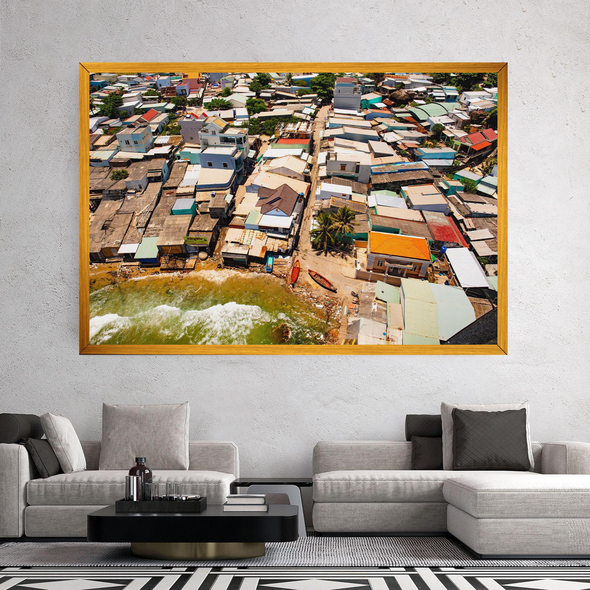 Tablou Canvas Vietnam Slums mockup 2