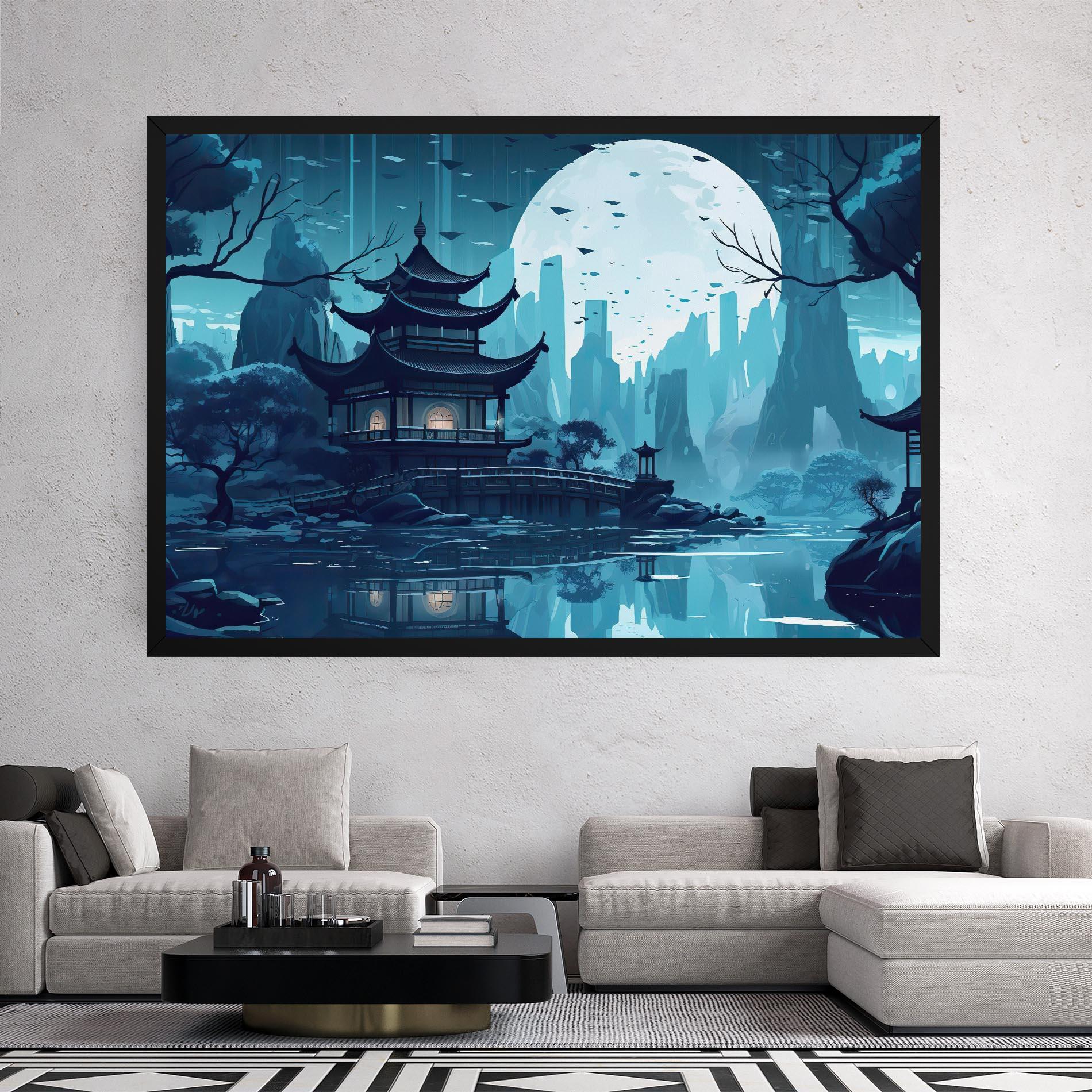 Tablou Canvas Chinese Cartoon mockup 2