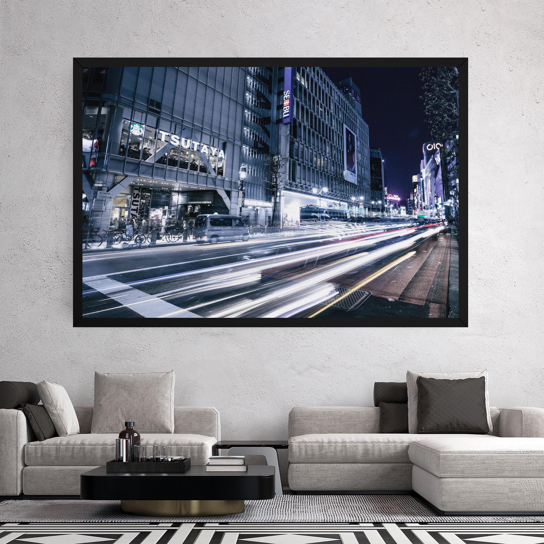 Tablou Canvas Road Traffic mockup 2