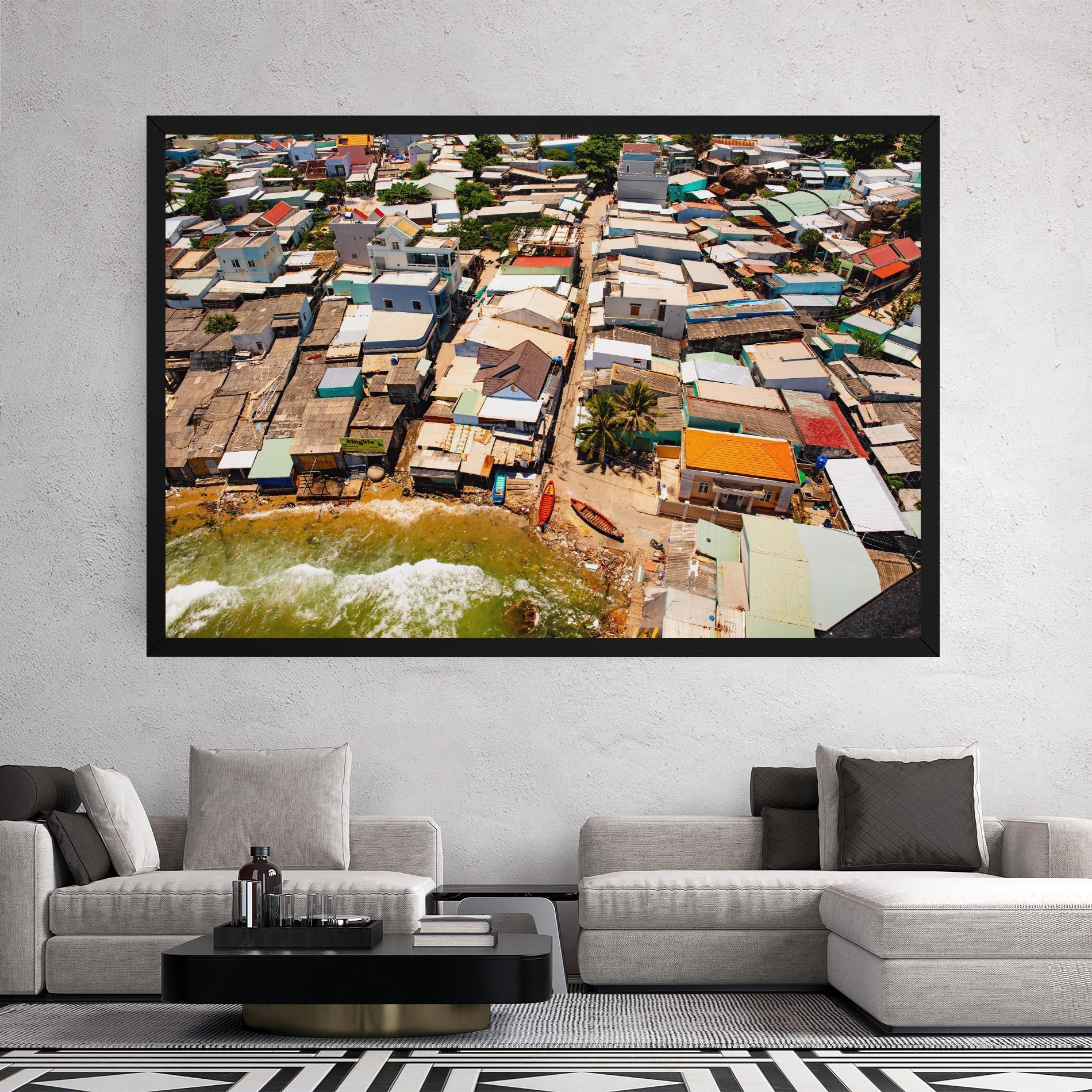 Tablou Canvas Vietnam Slums mockup 2