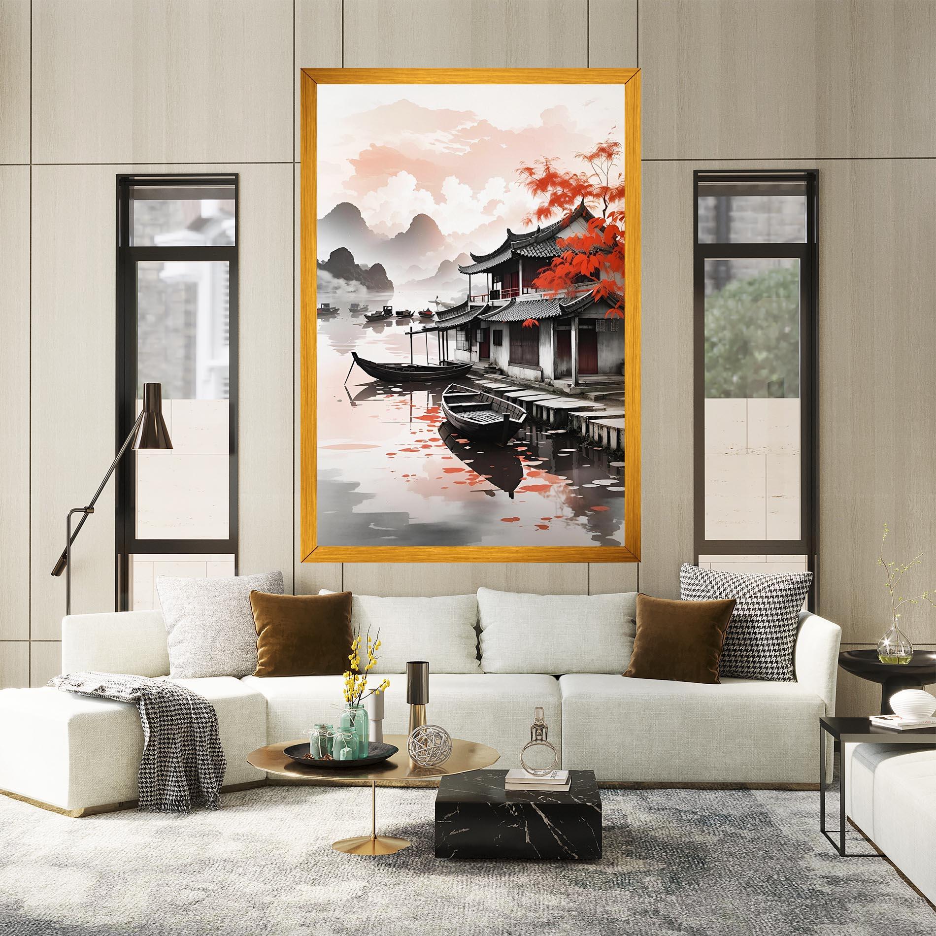 Tablou Canvas Architecture Reflections mockup 2