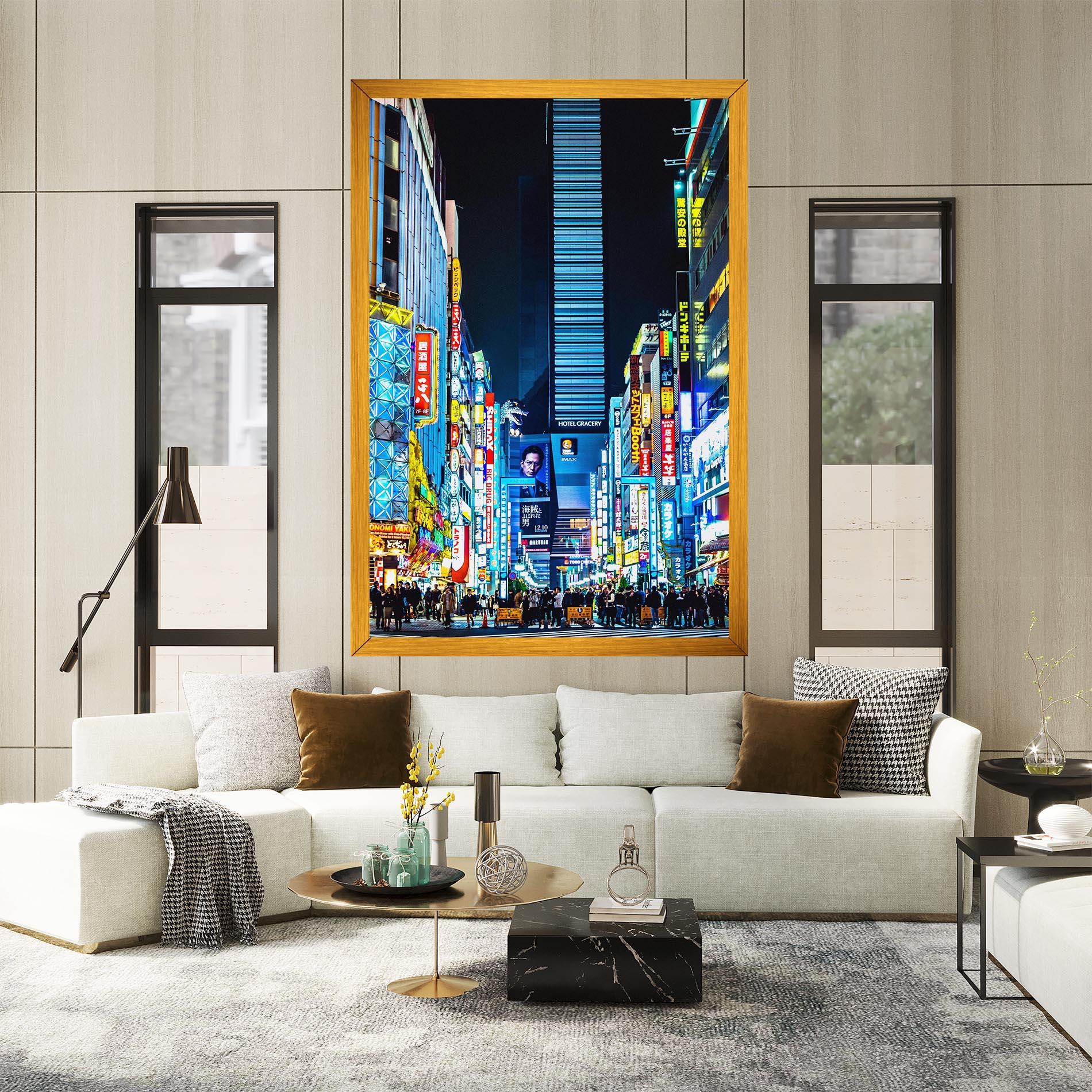 Tablou Canvas Colorful City Lights mockup 2