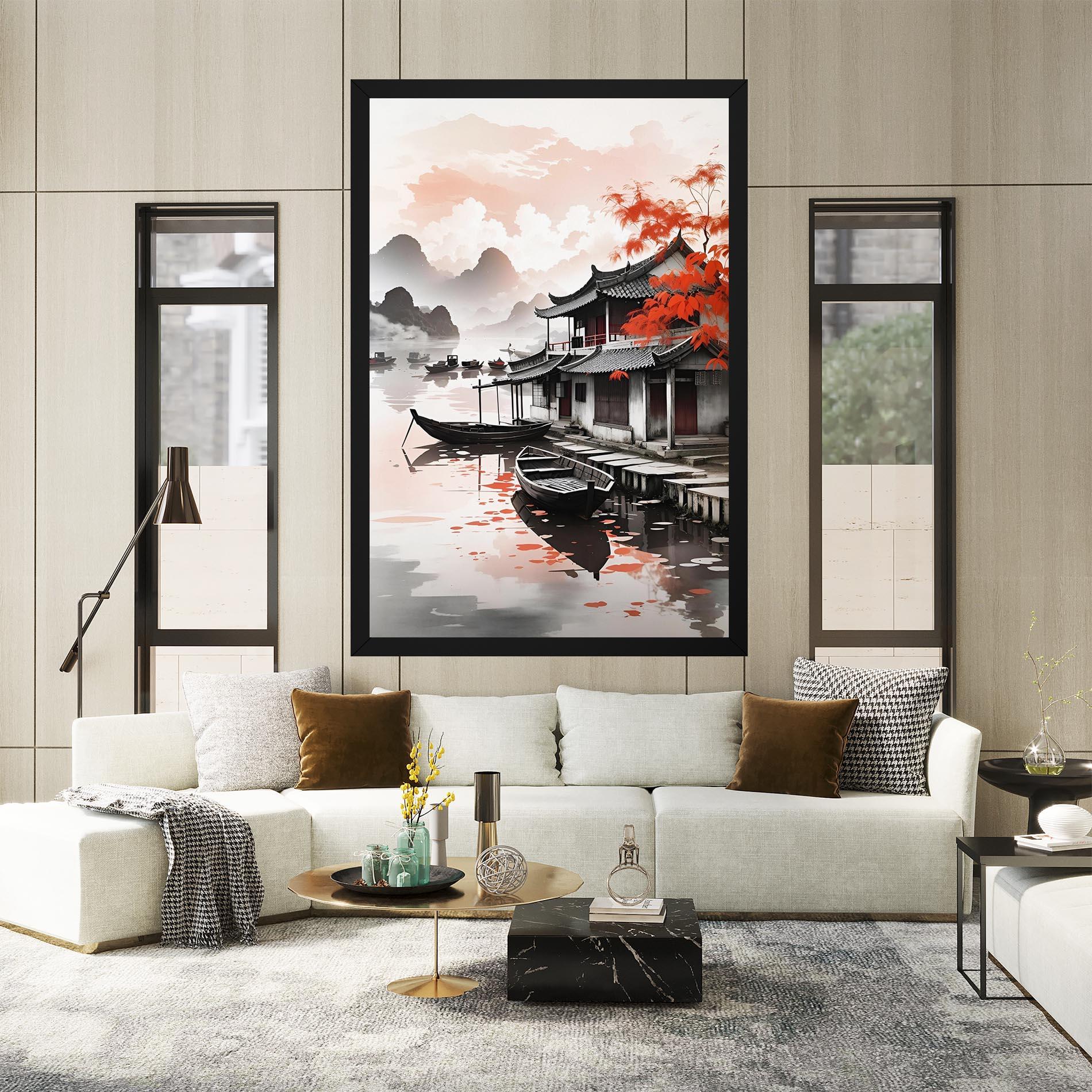 Tablou Canvas Architecture Reflections mockup 2