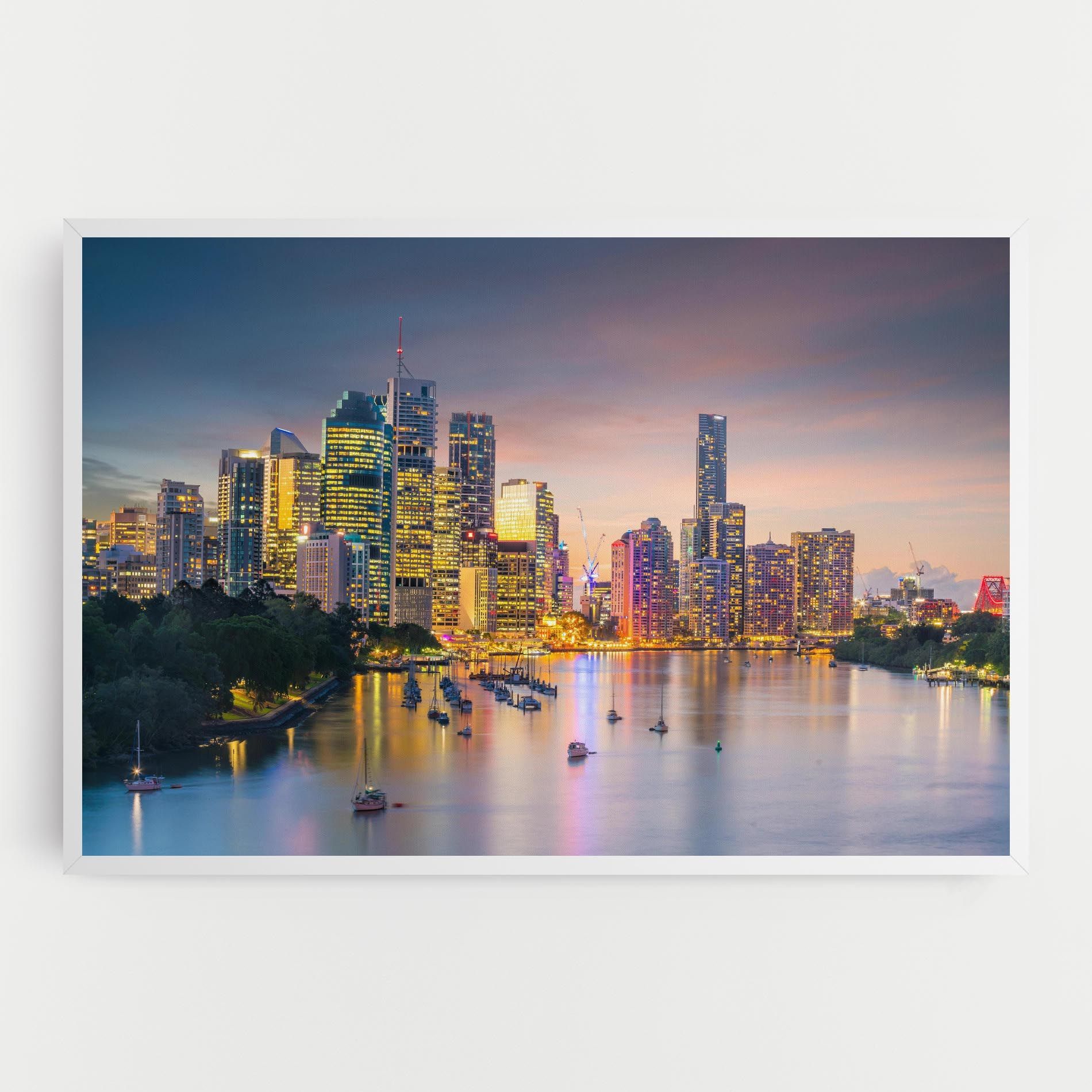 Brisbane City Skyline mockup 0