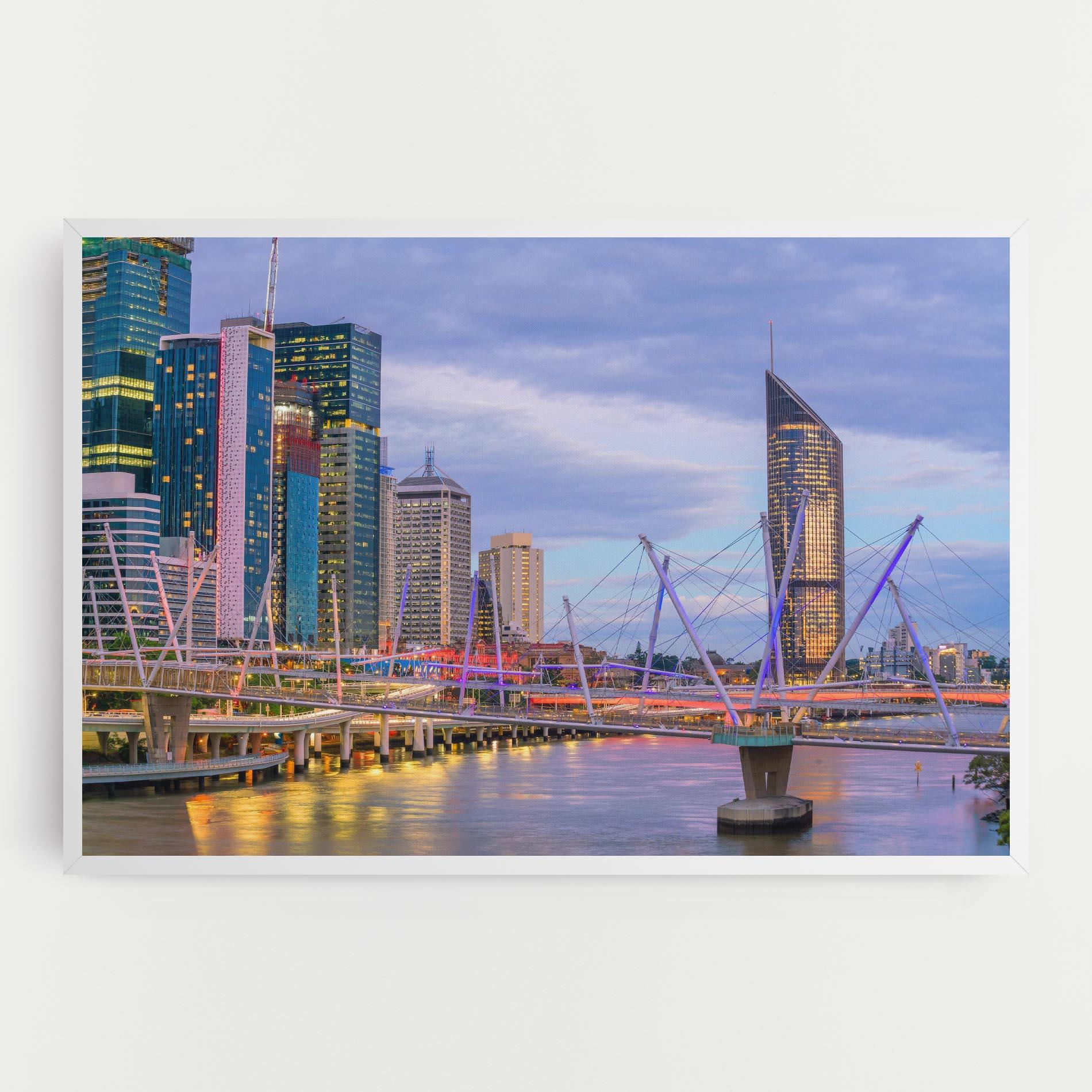 Tablou Canvas Brisbane River Australia mockup 0