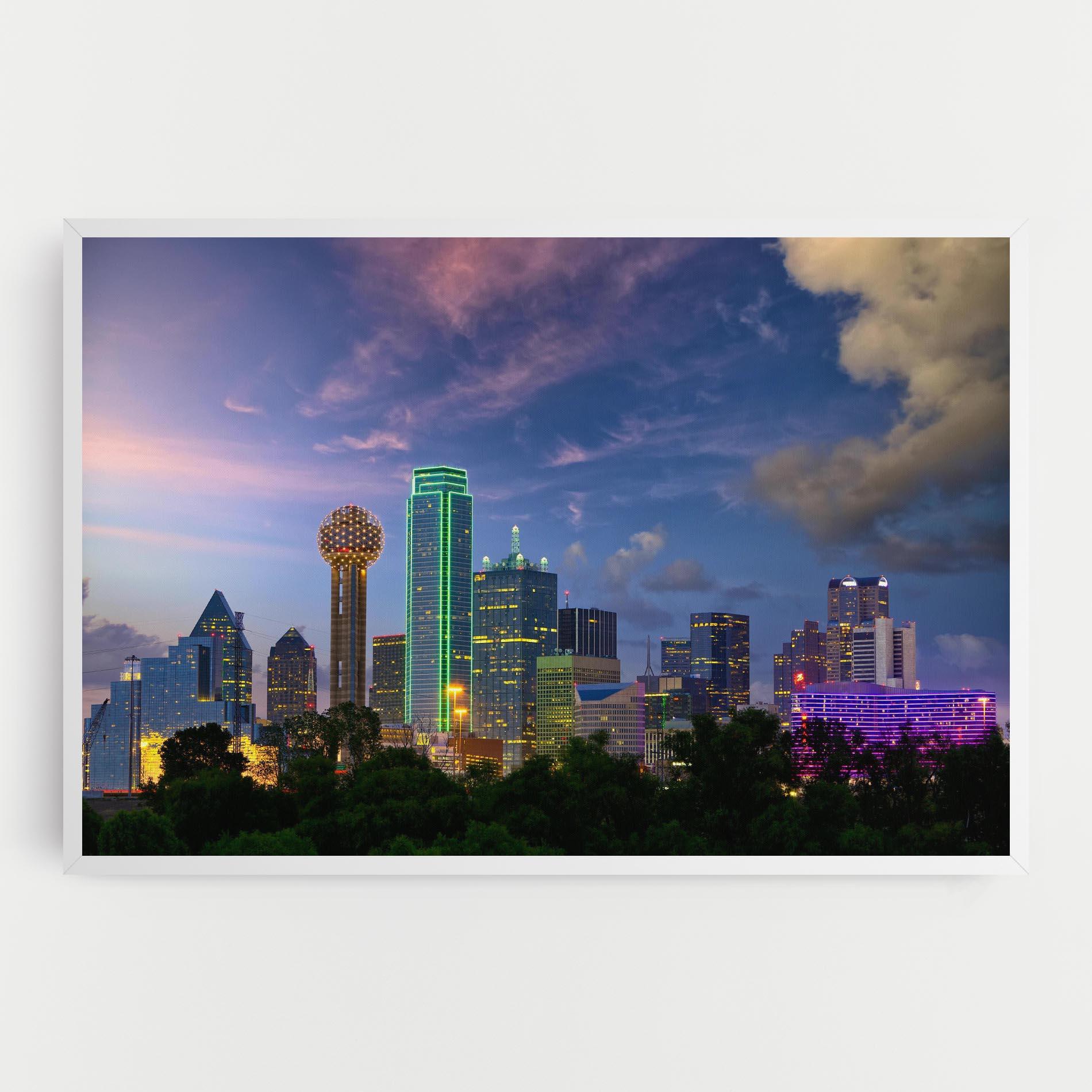 Tablou Canvas Dallas Dusk mockup 0