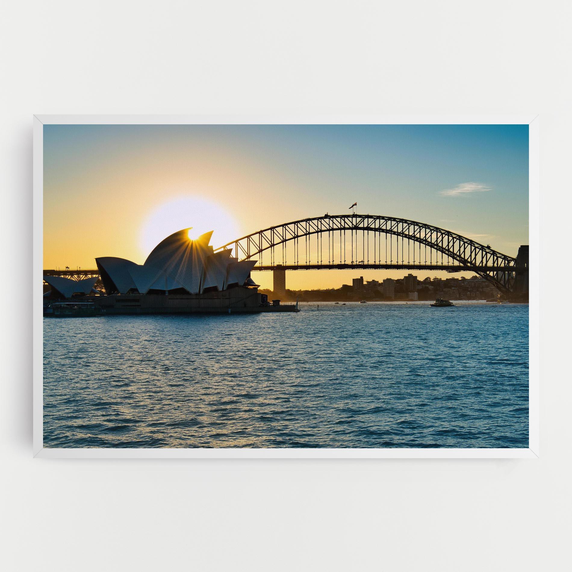 Tablou Canvas Sunrise Sydney mockup 0