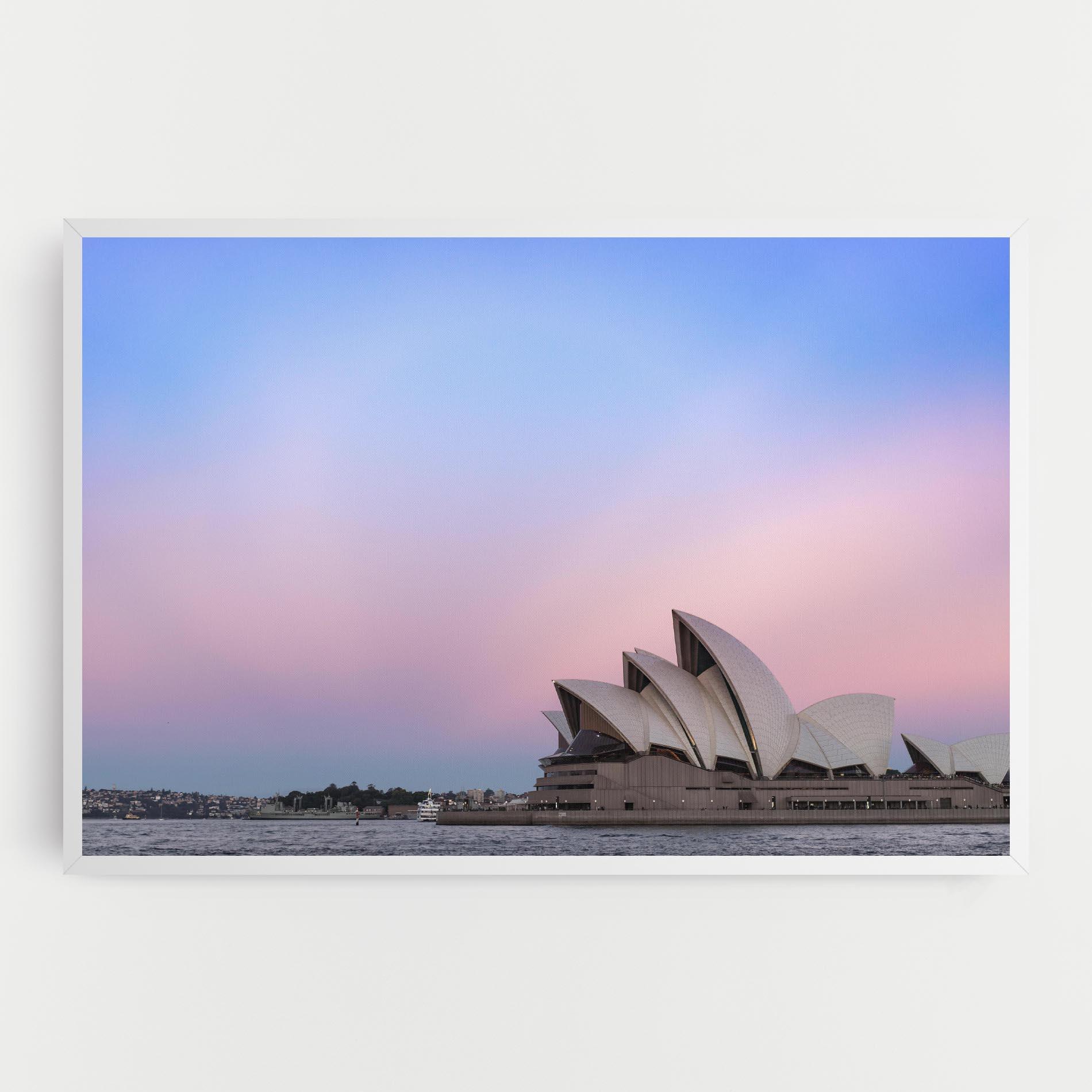 Tablou Canvas Sydney Purple Sky mockup 0