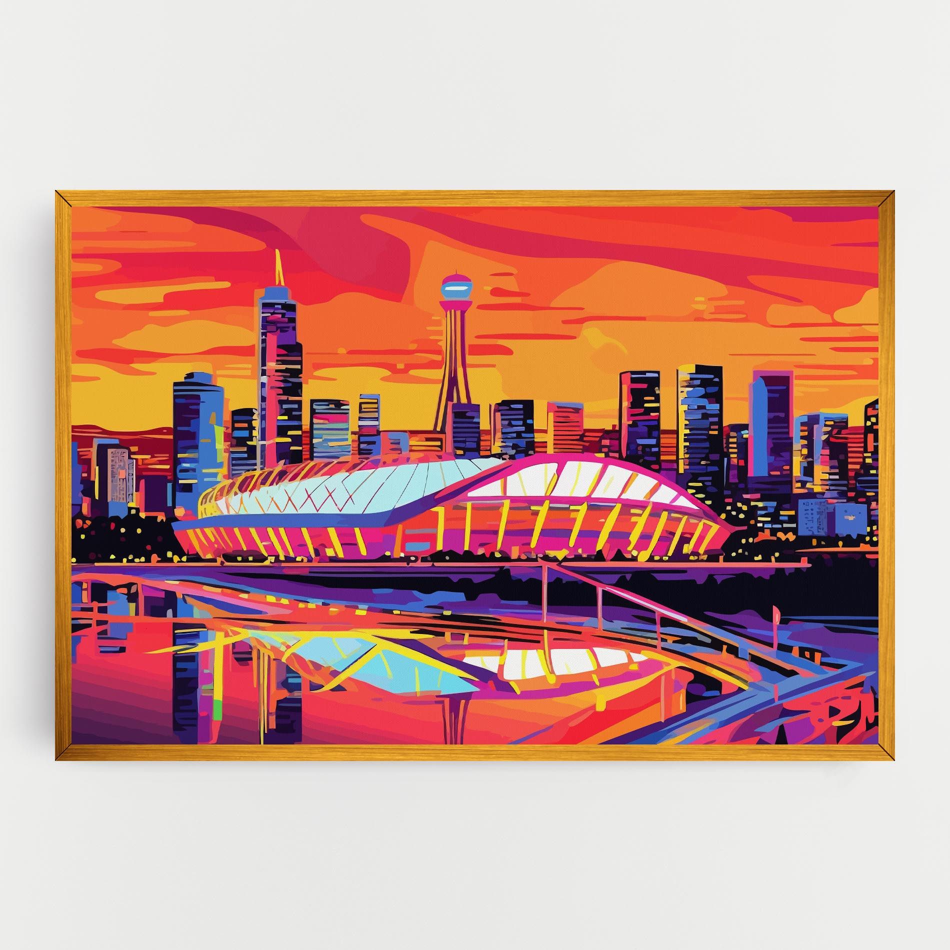 Australian Orange Sunset mockup 0