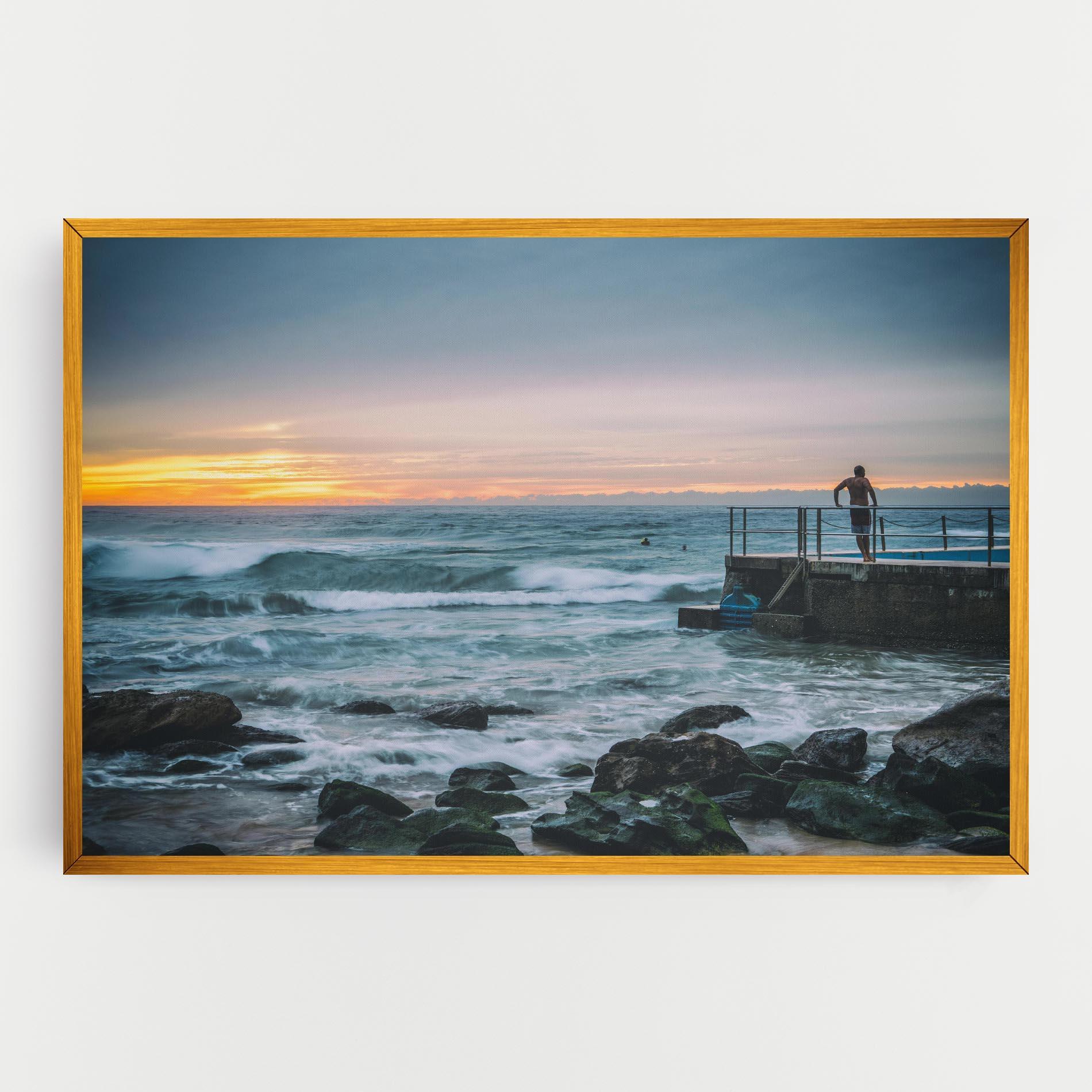 Tablou Canvas Bondi Beach Sunset mockup 0