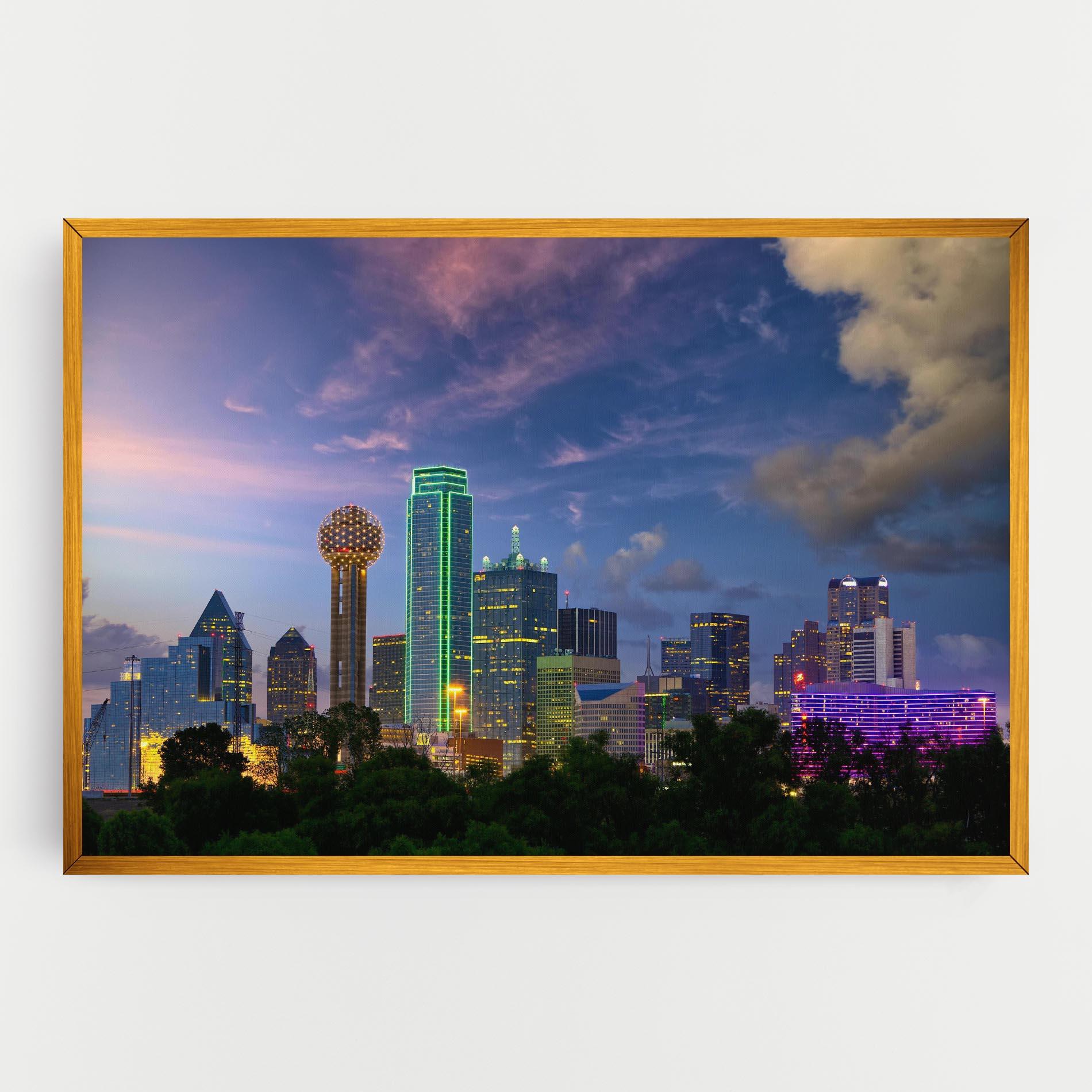 Tablou Canvas Dallas Dusk mockup 0