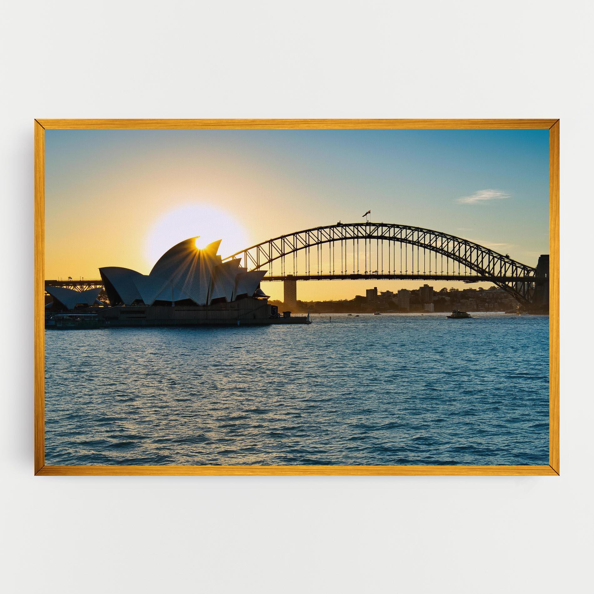 Tablou Canvas Sunrise Sydney mockup 0