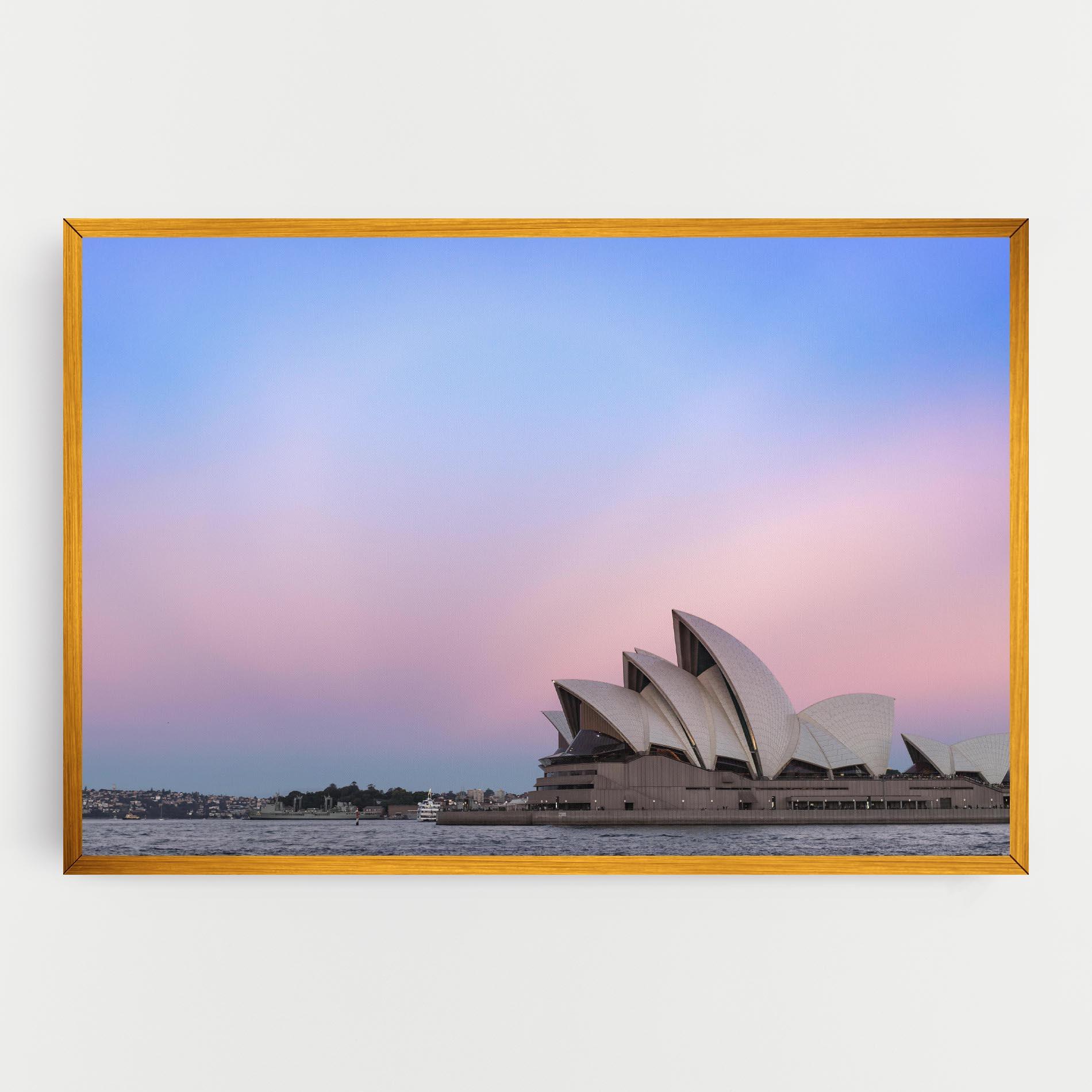 Tablou Canvas Sydney Purple Sky mockup 0