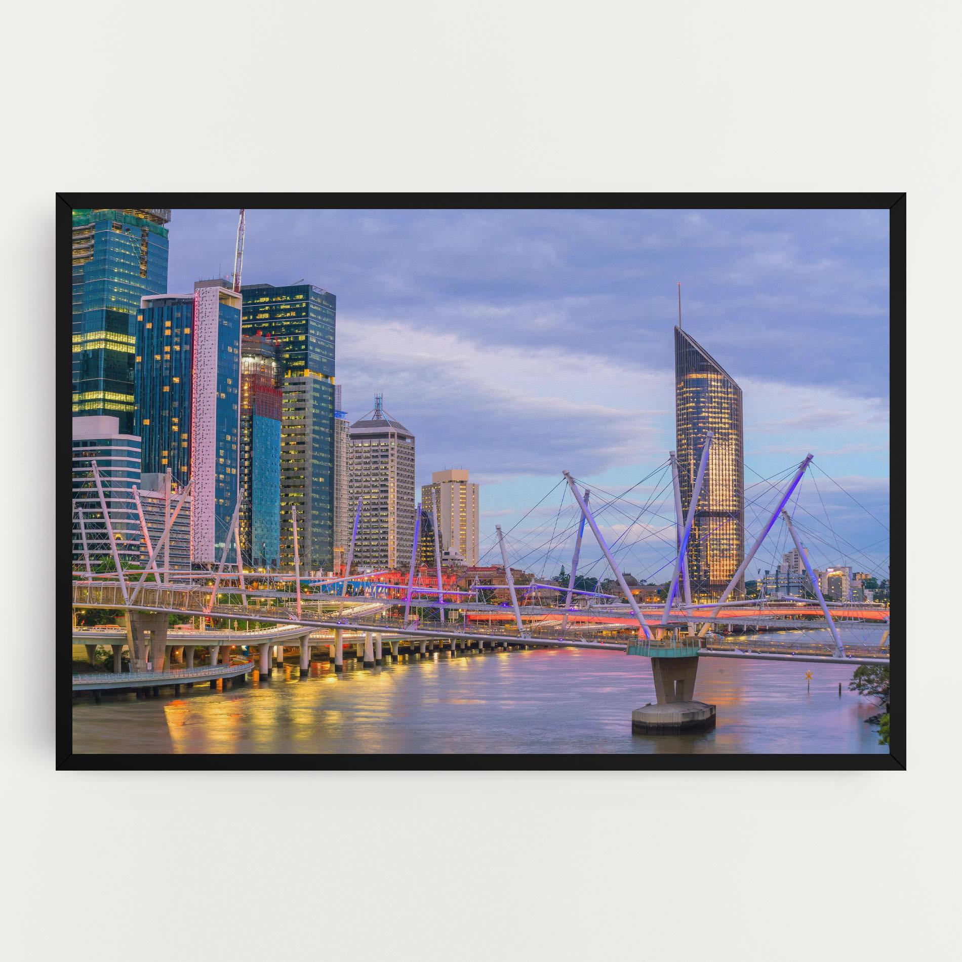 Tablou Canvas Brisbane River Australia mockup 0