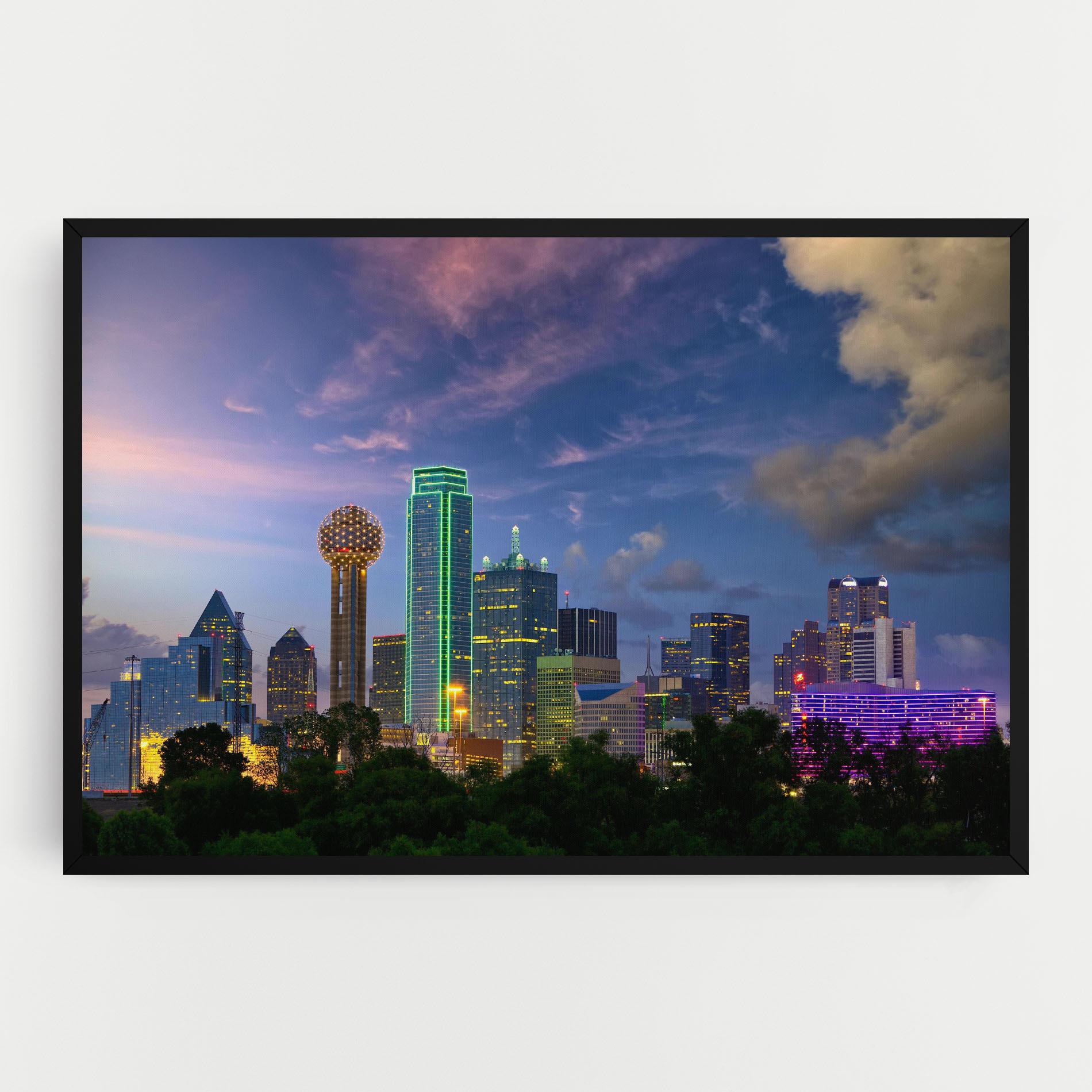 Tablou Canvas Dallas Dusk mockup 0