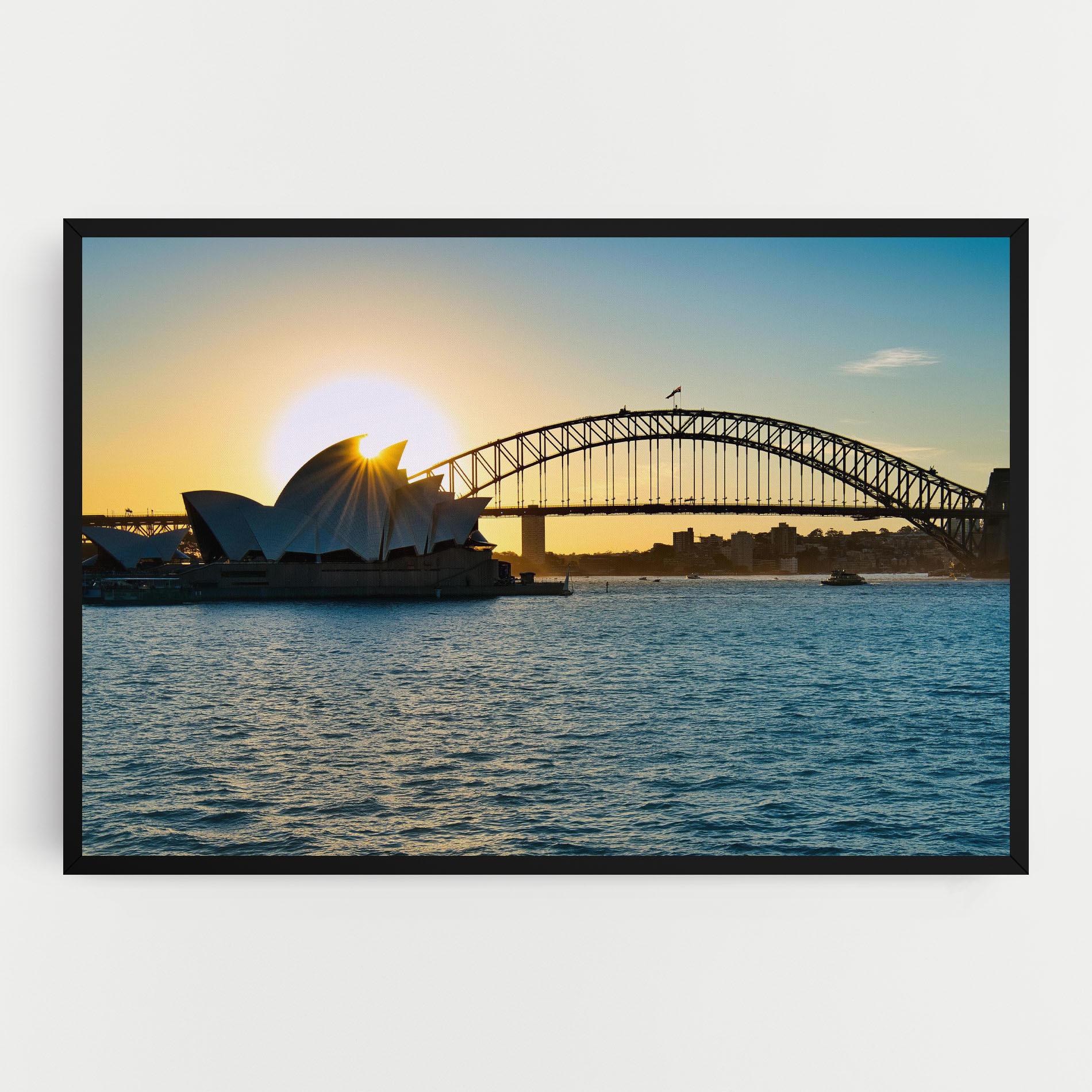 Tablou Canvas Sunrise Sydney mockup 0