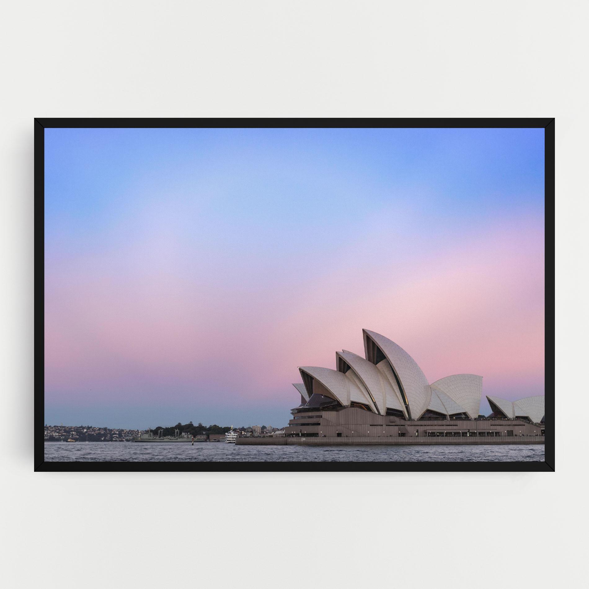 Tablou Canvas Sydney Purple Sky mockup 0