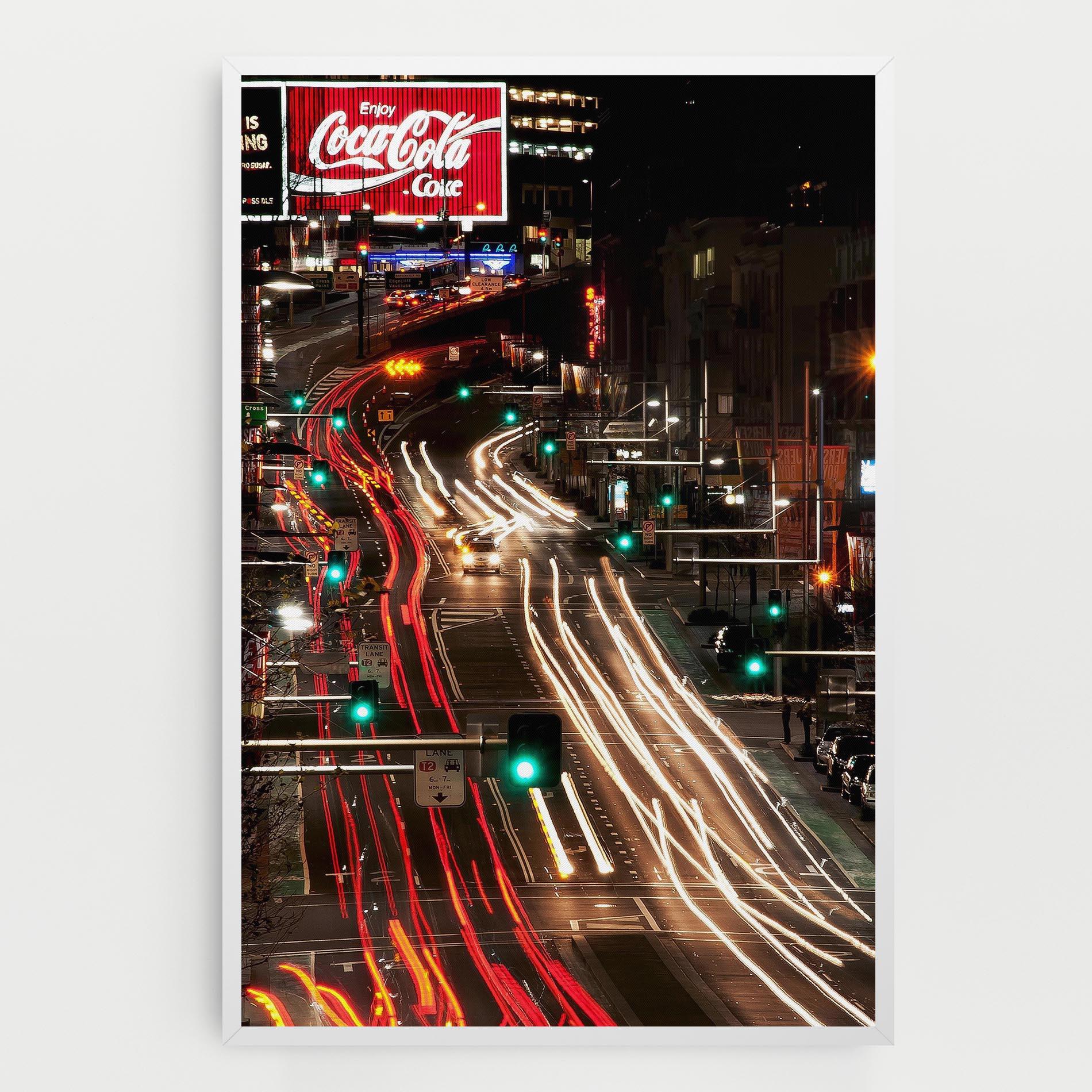 Tablou Canvas Car Light Road mockup 0