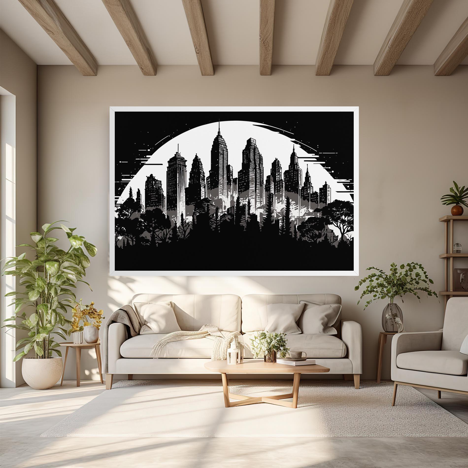 Tablou Canvas Australia Moon mockup 6