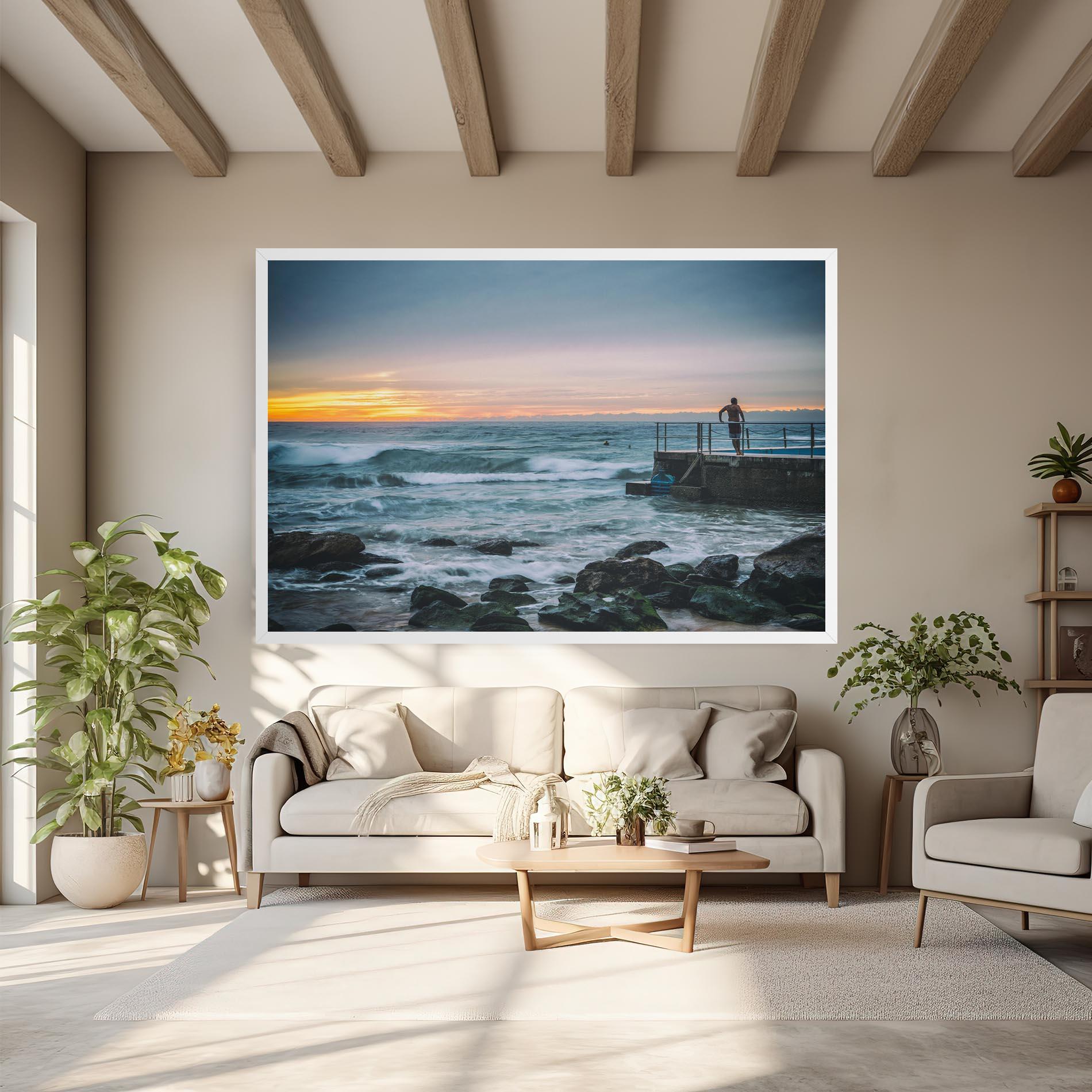 Tablou Canvas Bondi Beach Sunset mockup 6