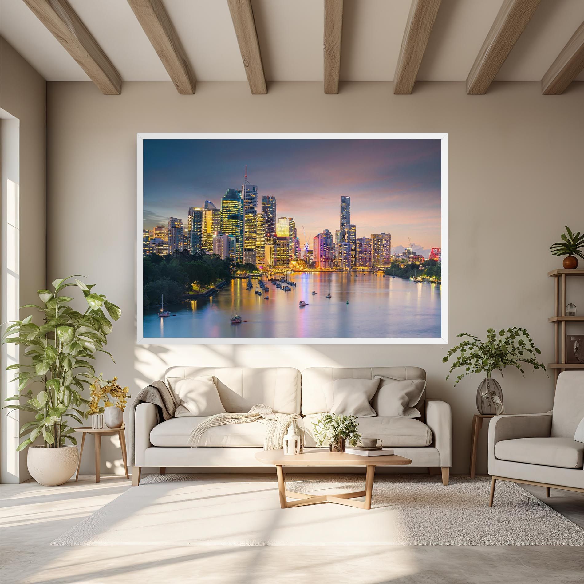 Brisbane City Skyline mockup 6