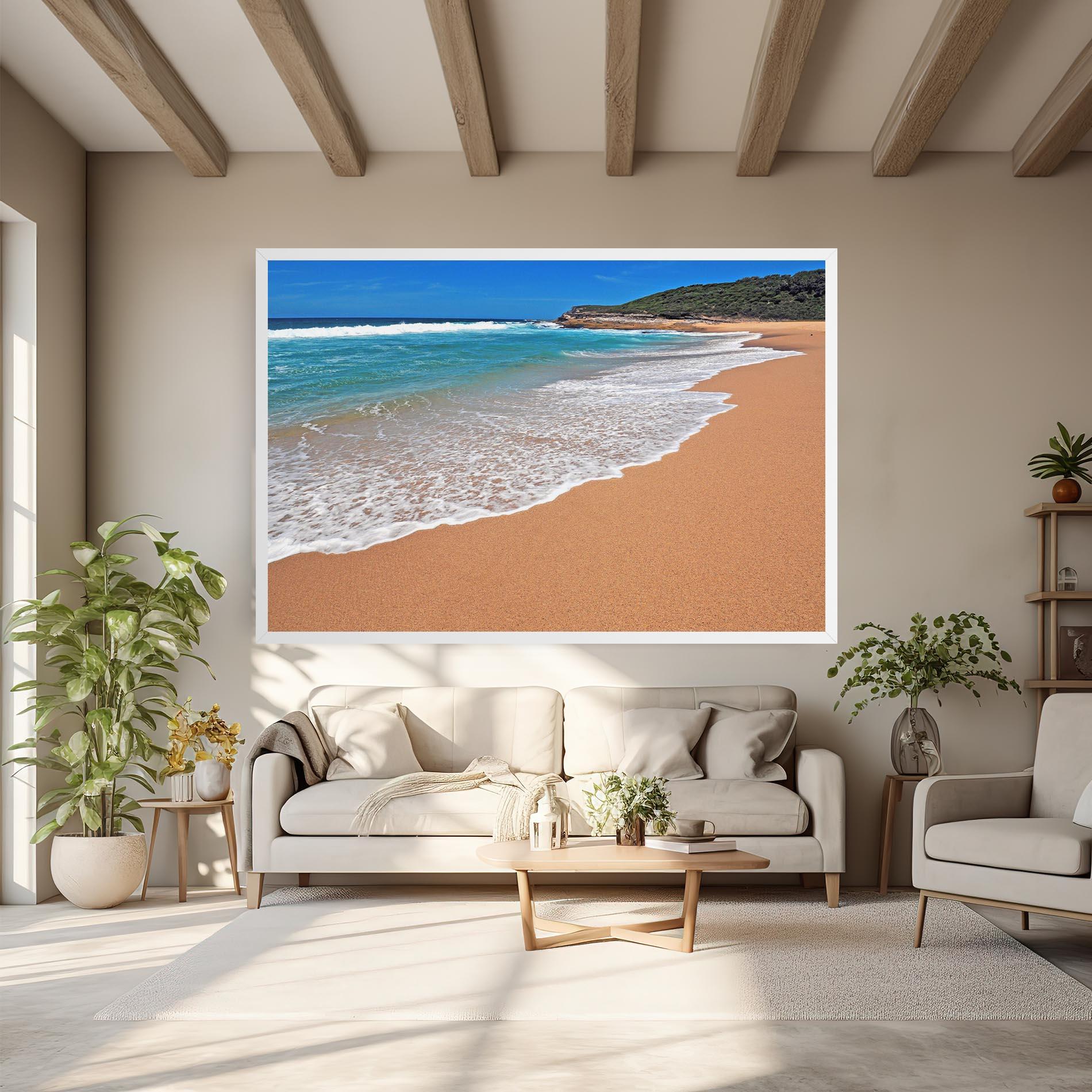 Tablou Canvas Pristine Beach mockup 6