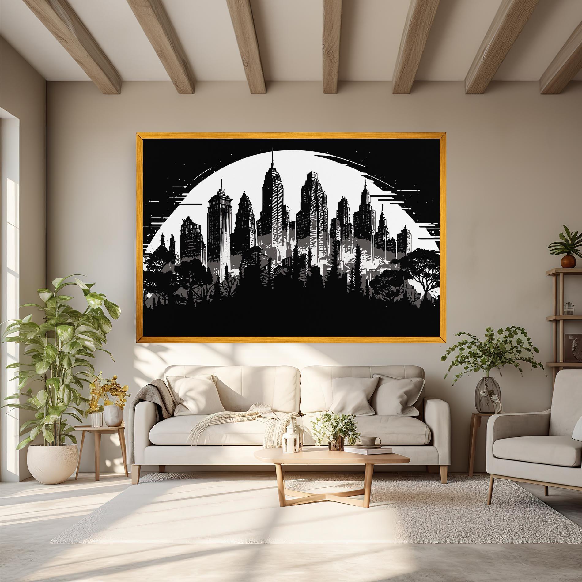 Tablou Canvas Australia Moon mockup 6