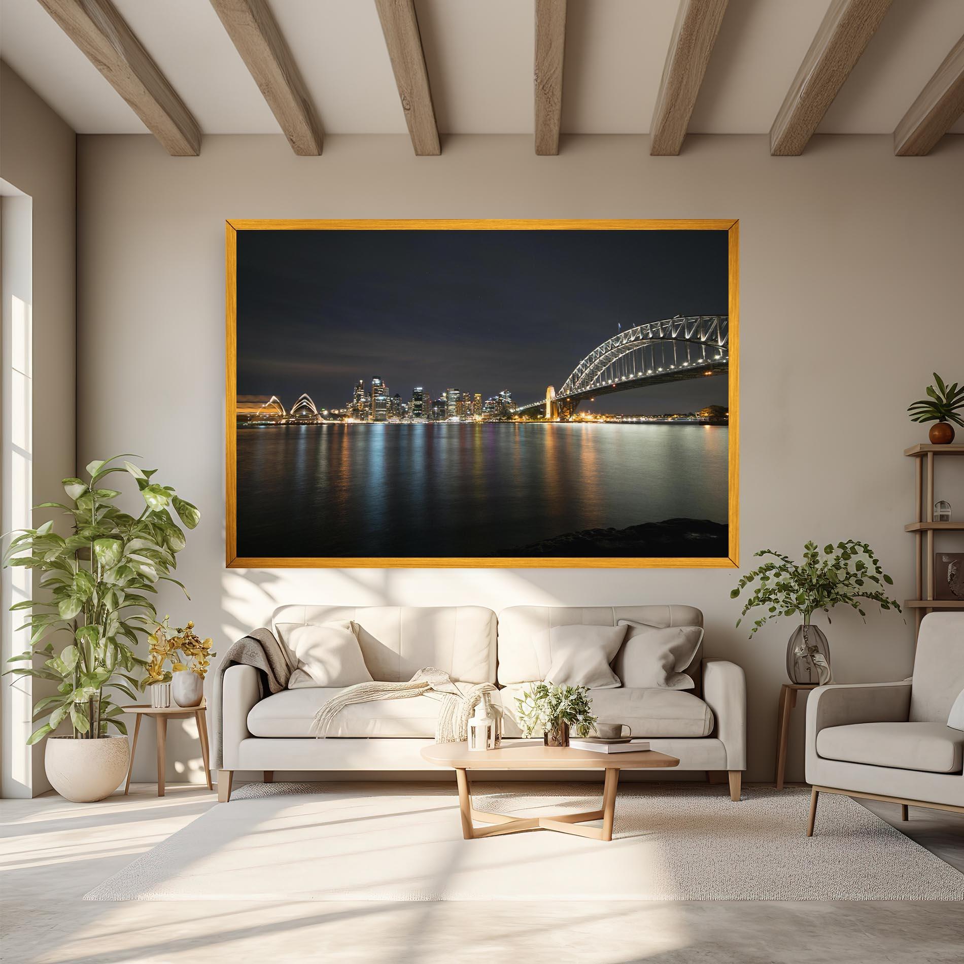 Tablou Canvas Harbour Bridge mockup 6